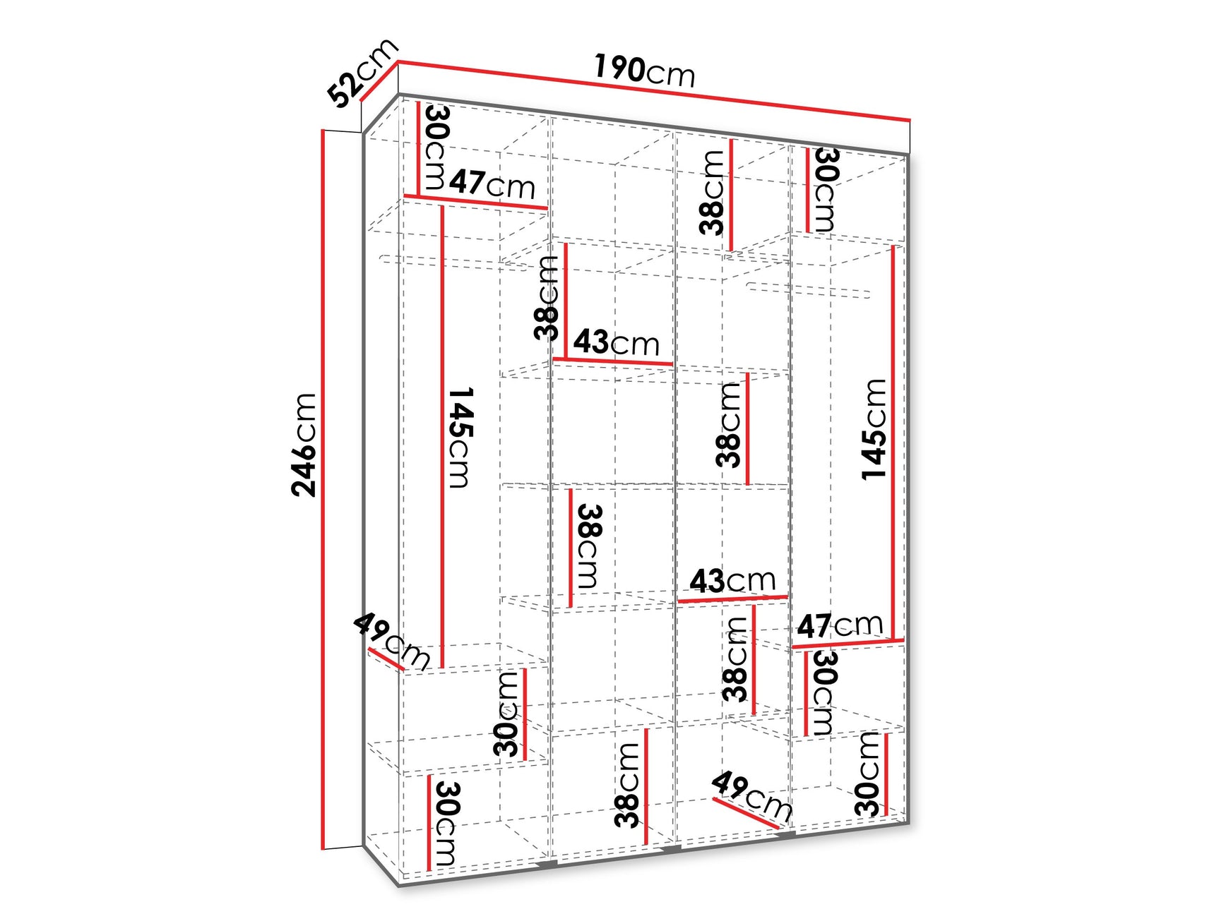 Garderobeskab Hartford 559