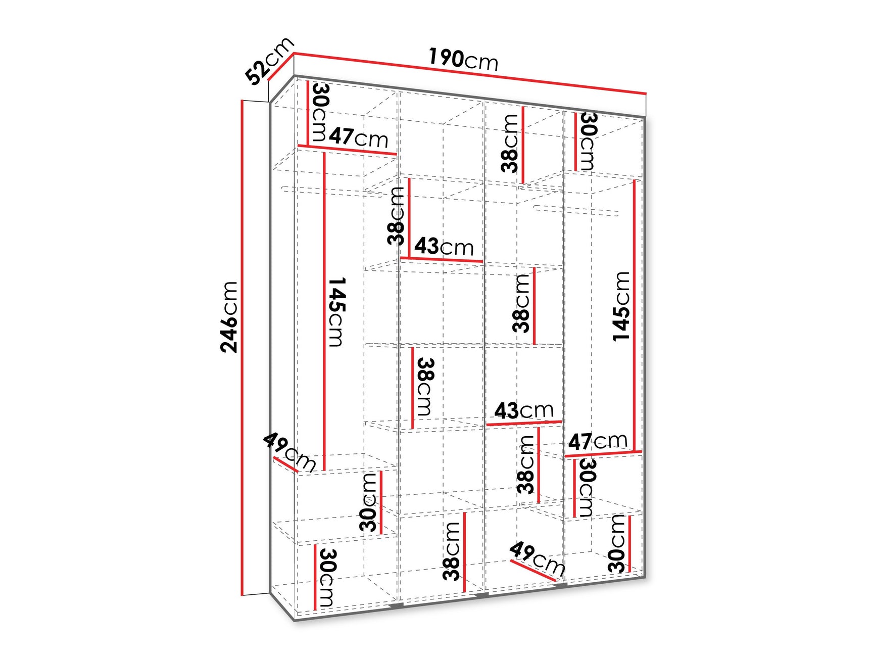 Garderobeskab Hartford 559