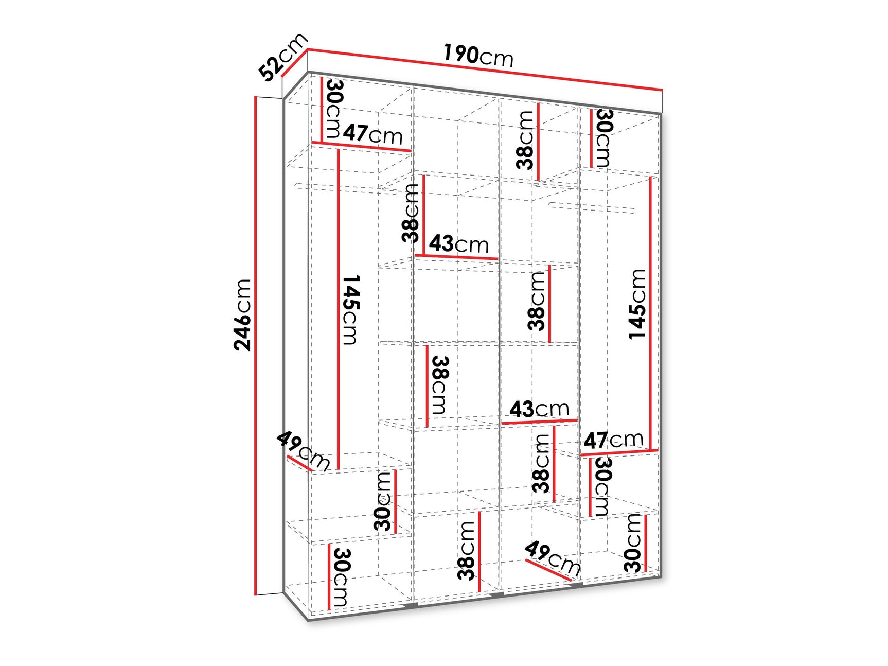 Garderobeskab Hartford 559