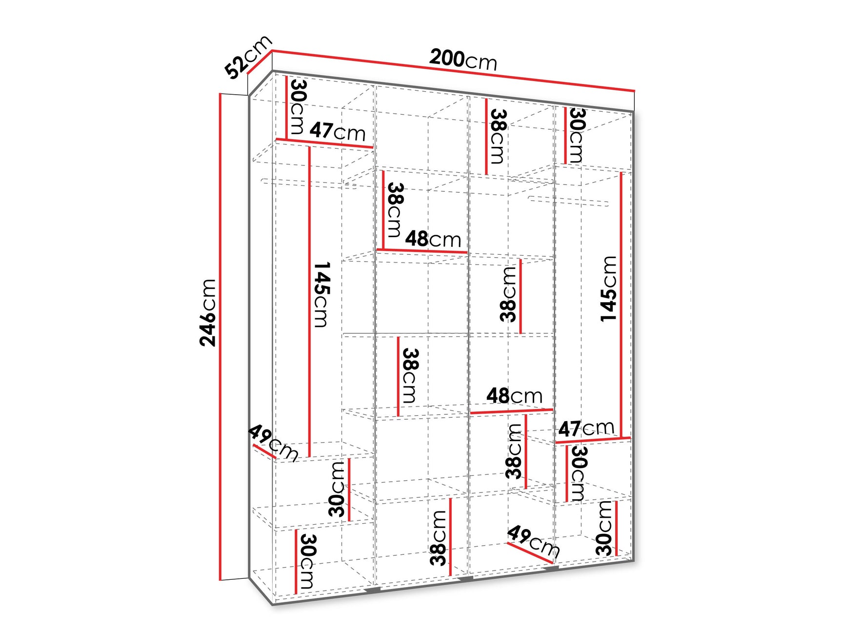 Garderobeskab Hartford 561