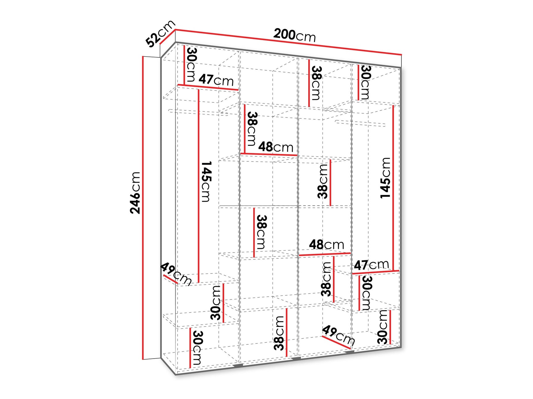 Garderobeskab Hartford 561