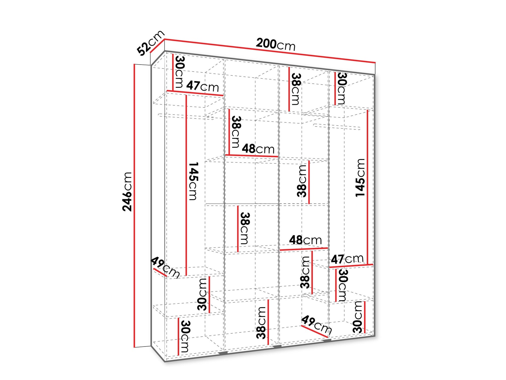 Garderobeskab Hartford 561