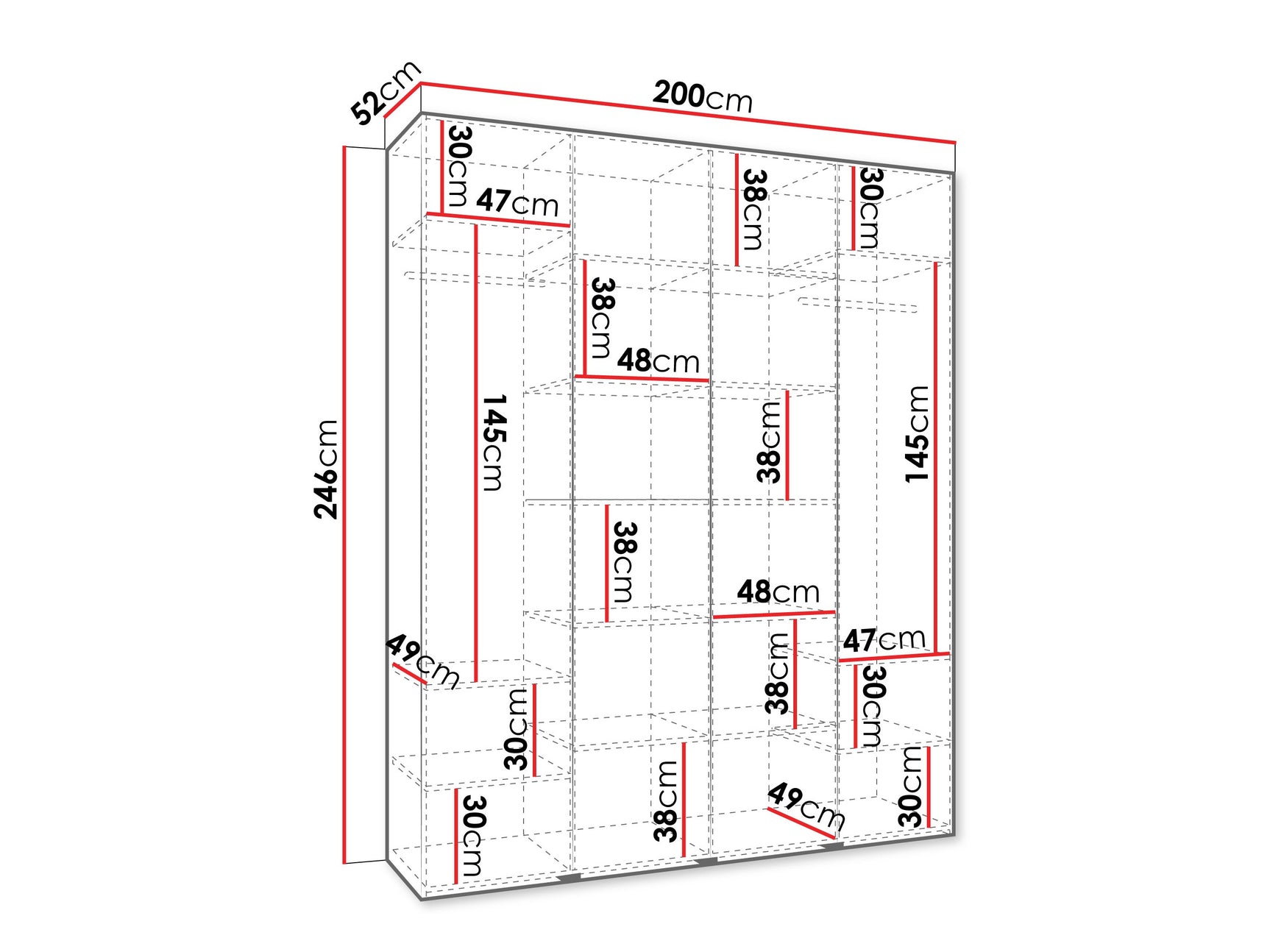 Garderobeskab Hartford 561