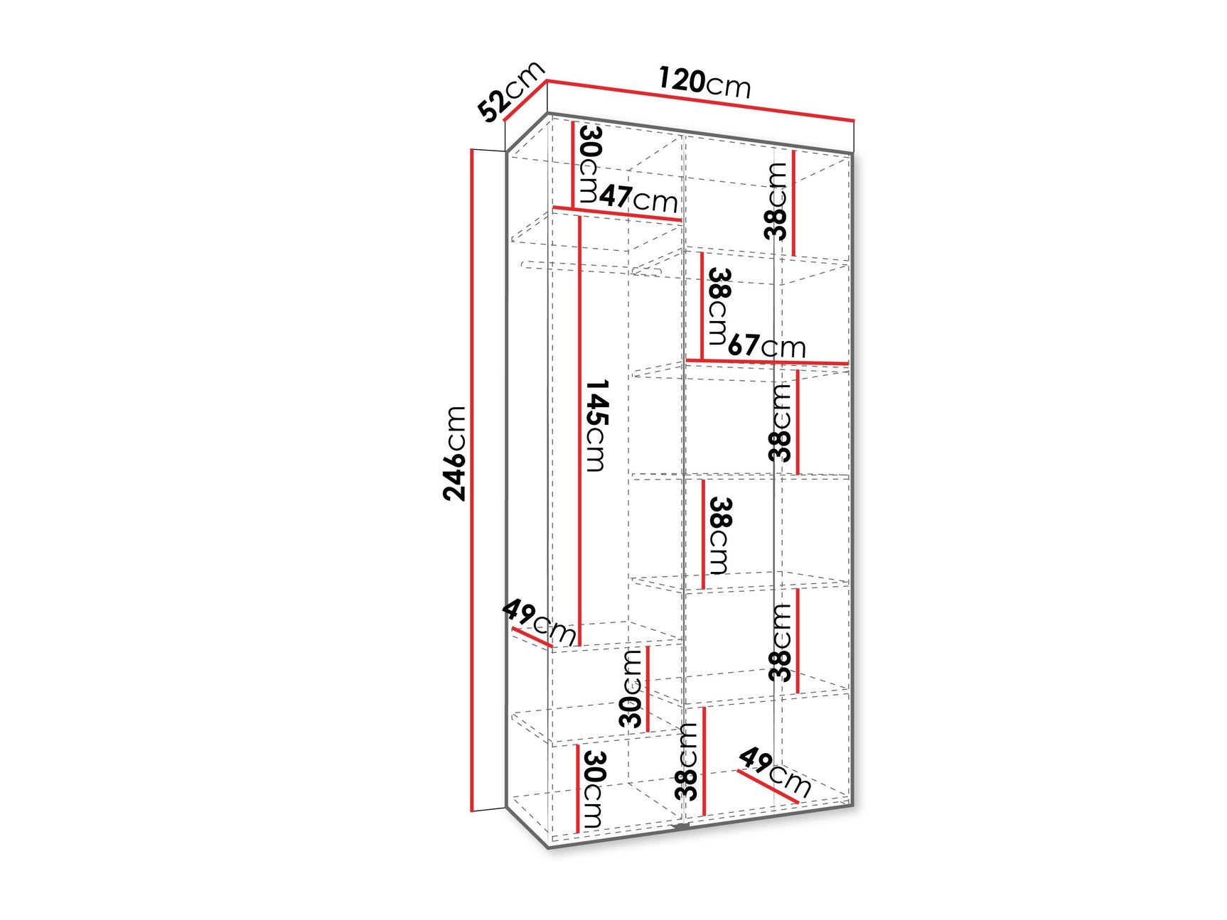Garderobeskab Hartford 563