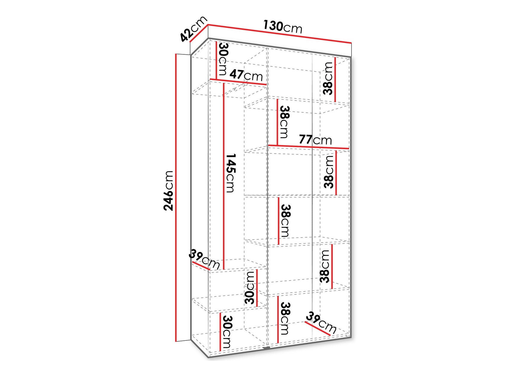 Garderobeskab Hartford 563