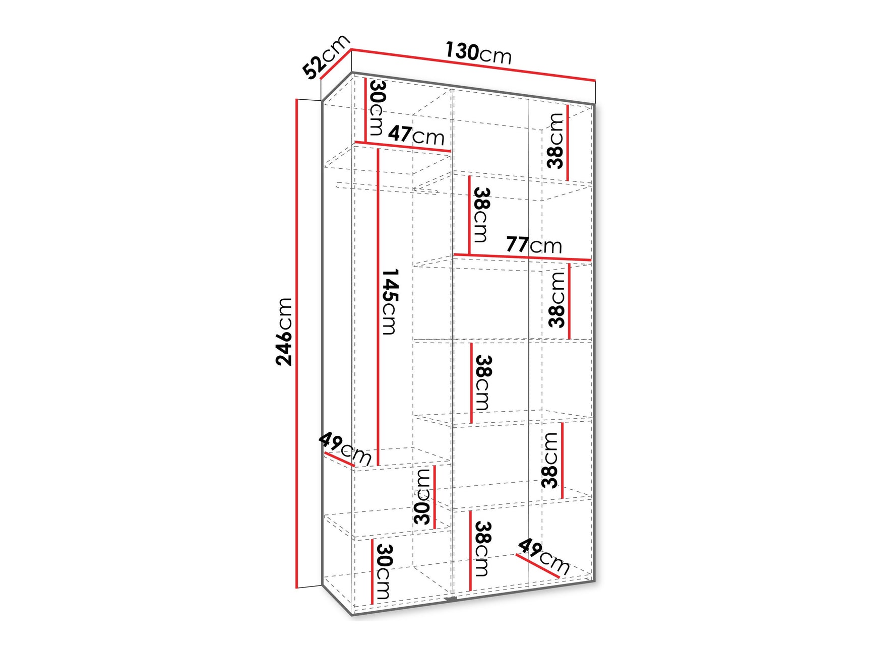 Garderobeskab Hartford 563