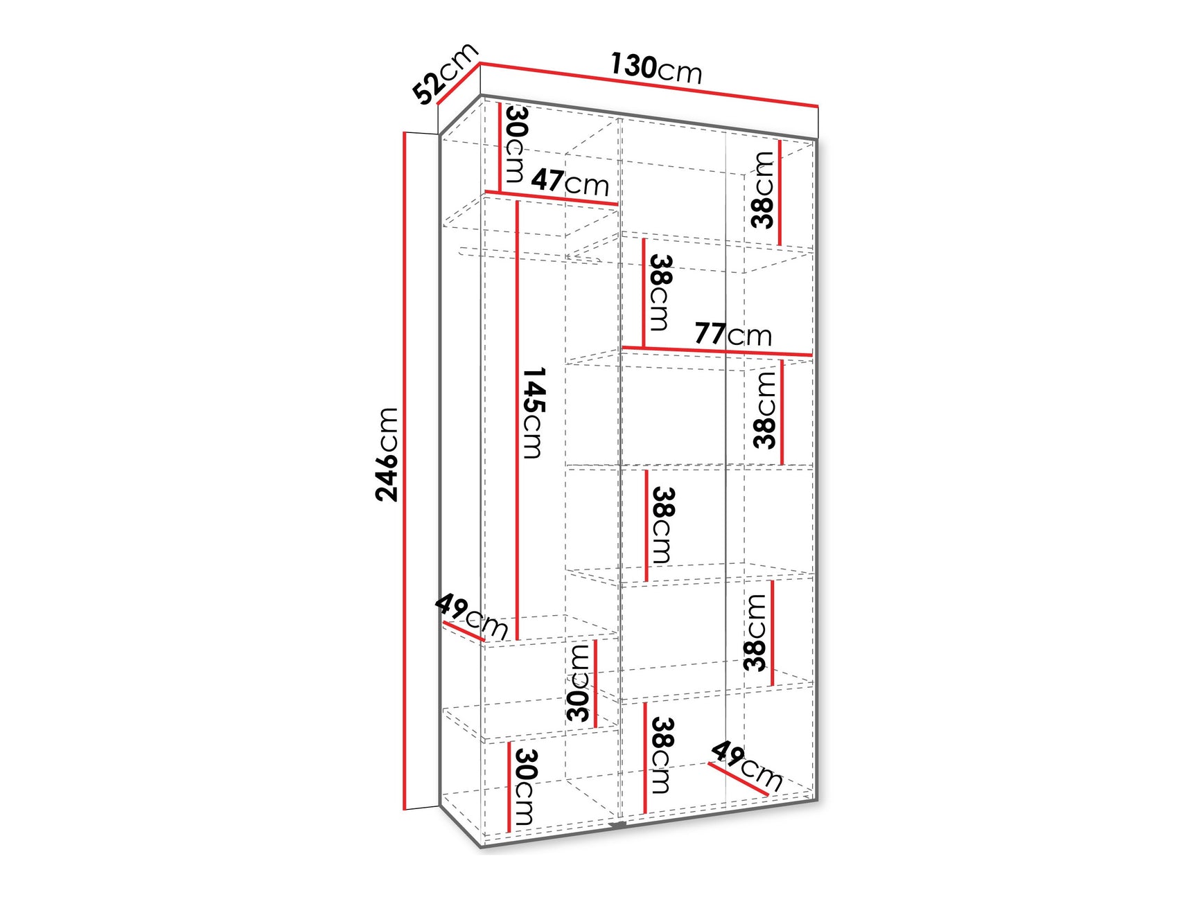 Garderobeskab Hartford 563