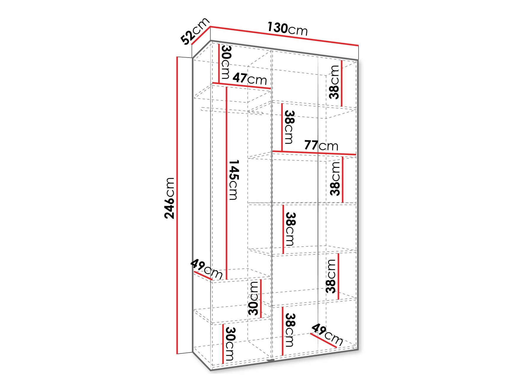 Garderobeskab Hartford 563