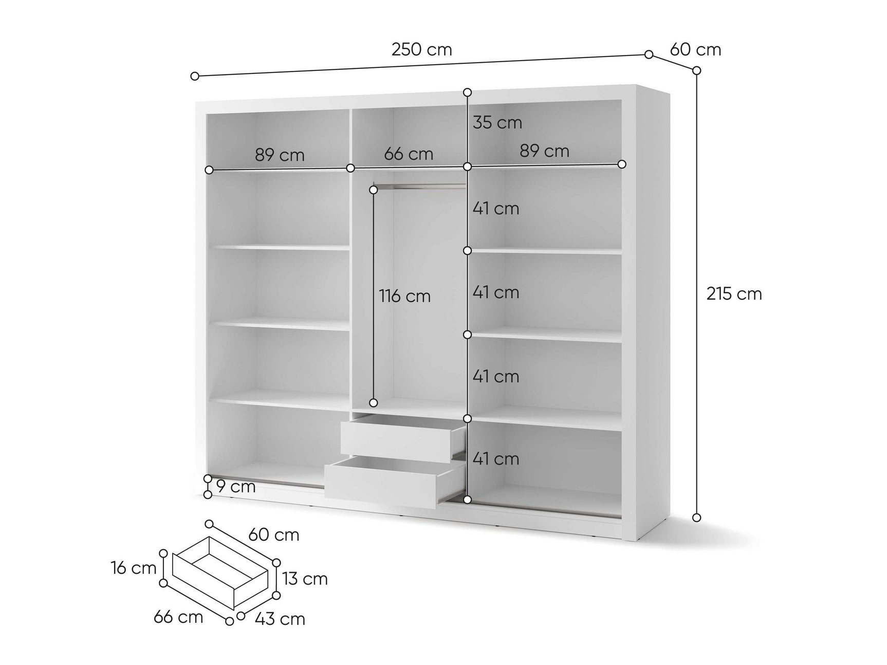 Garderobeskab Cirdelu 111 4204752