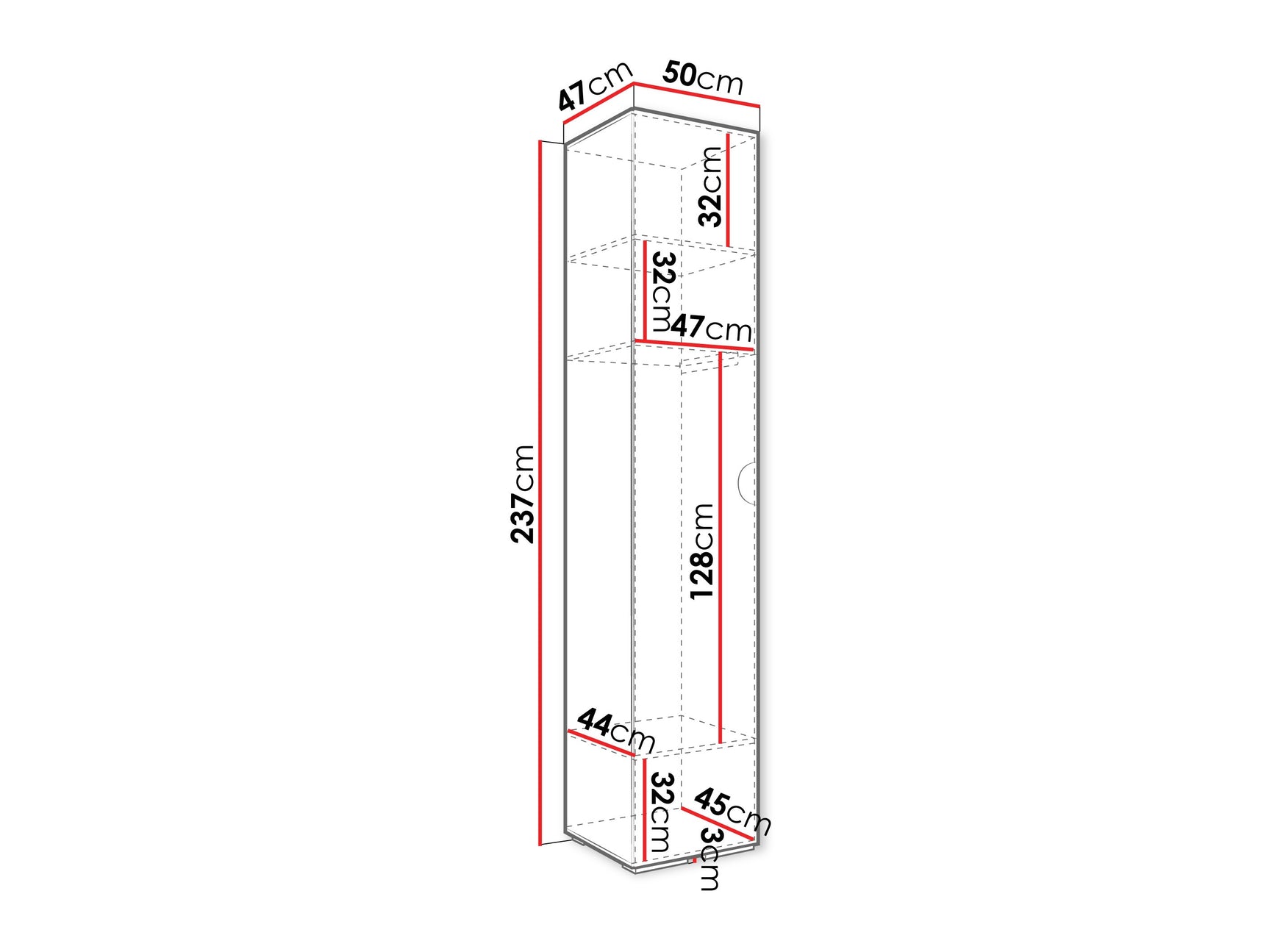 Garderobeskab Hartford 567