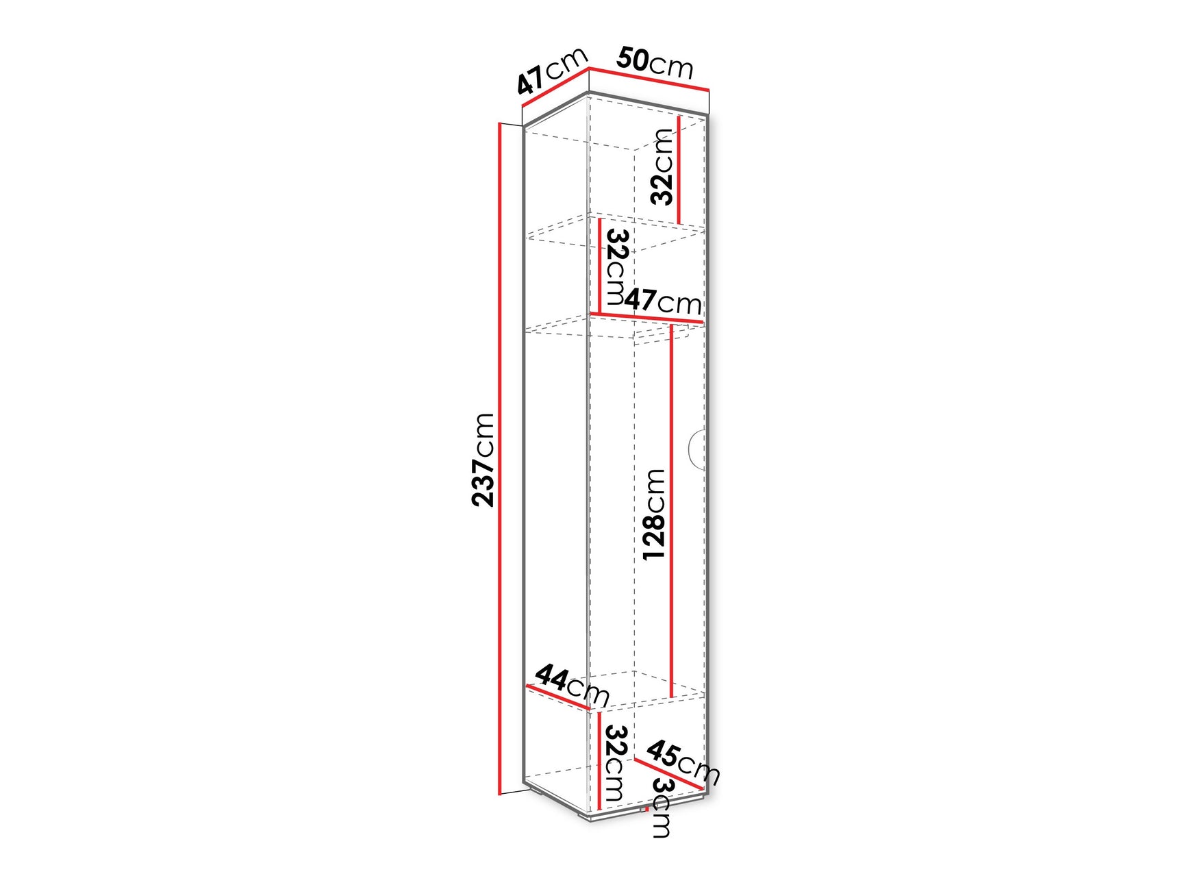 Garderobeskab Hartford 567