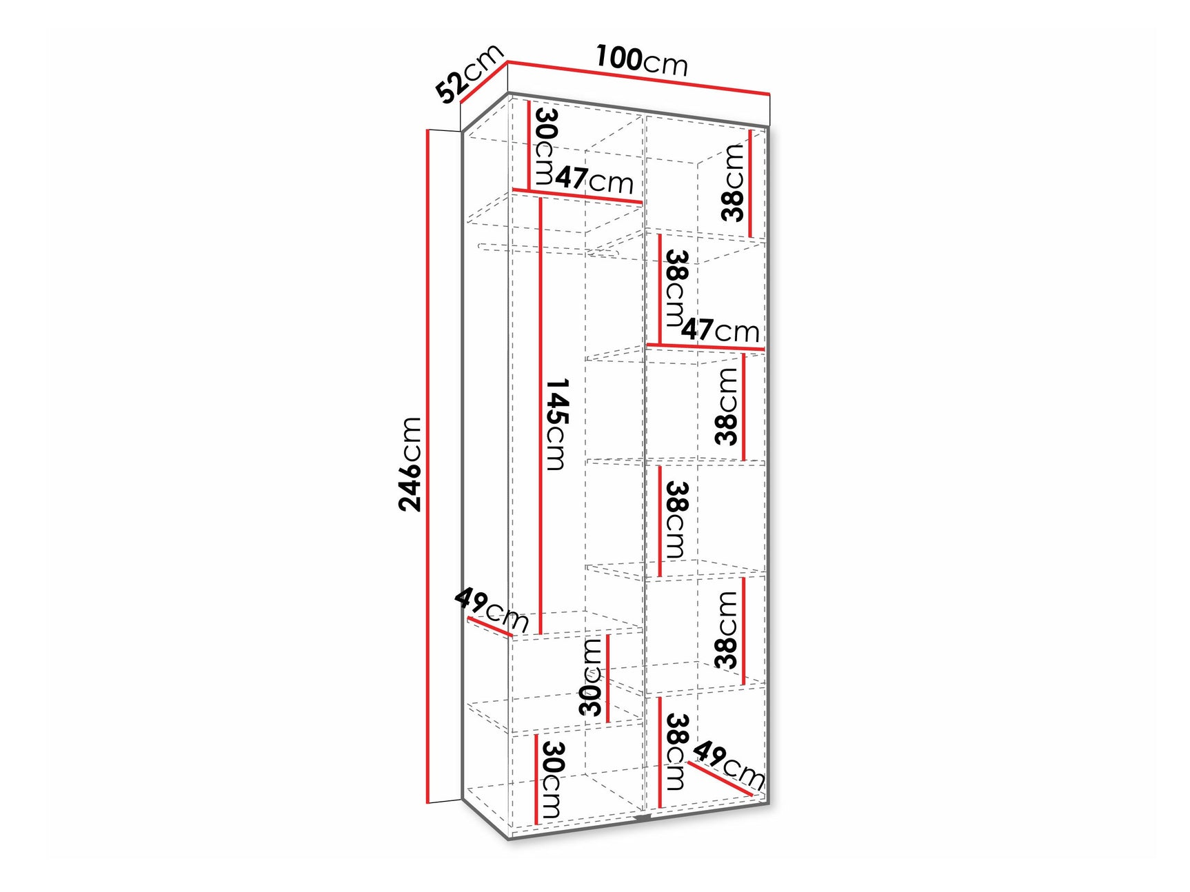 Garderobeskab Hartford 569