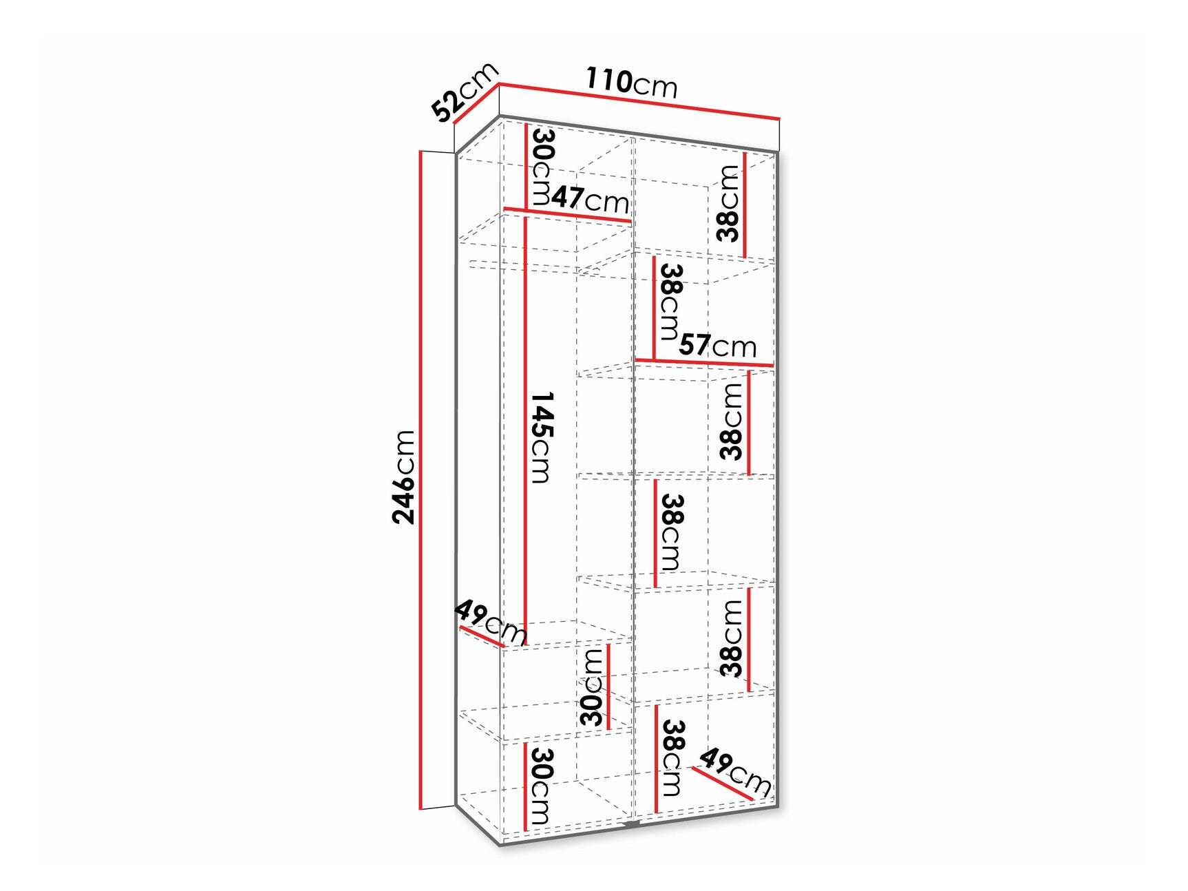 Garderobeskab Hartford 569