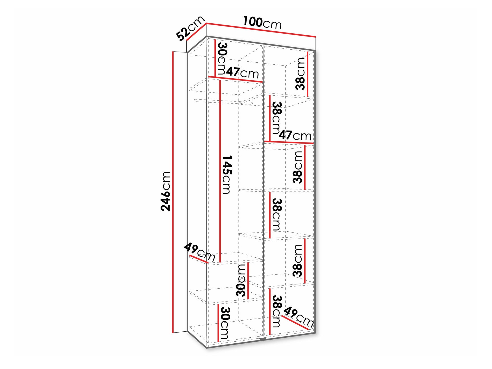 Garderobeskab Hartford 569