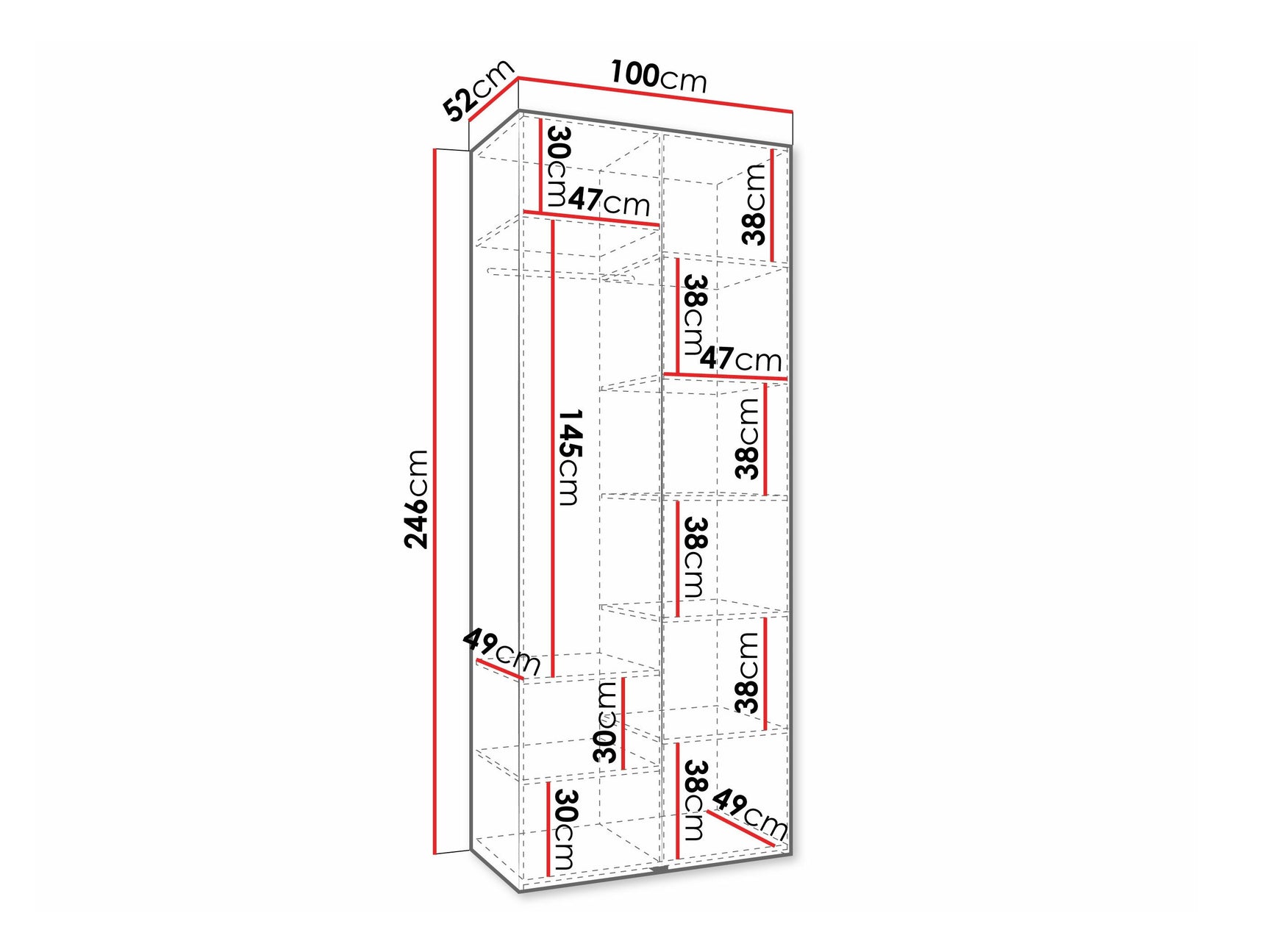 Garderobeskab Hartford 569