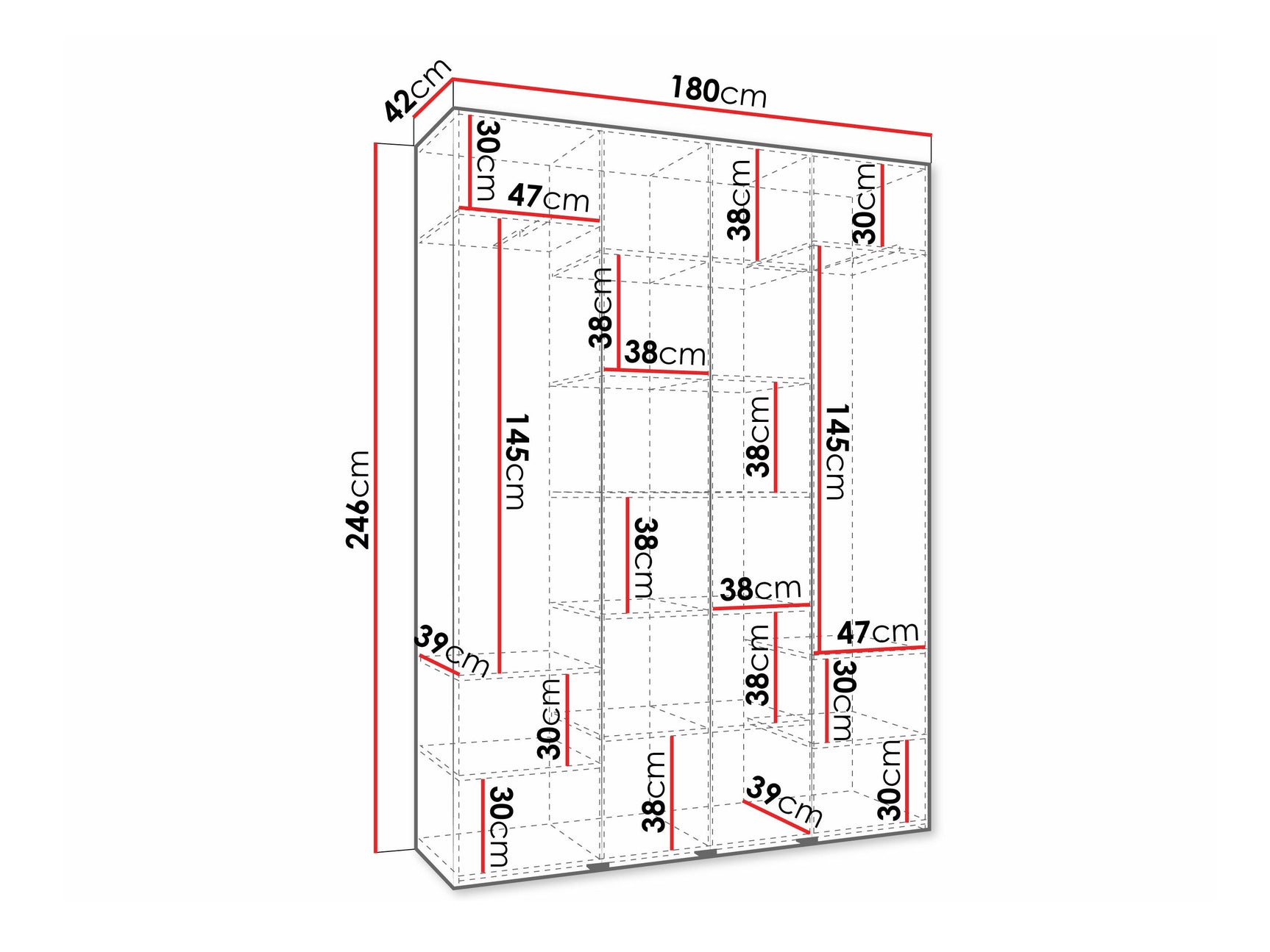 Garderobeskab Hartford 570