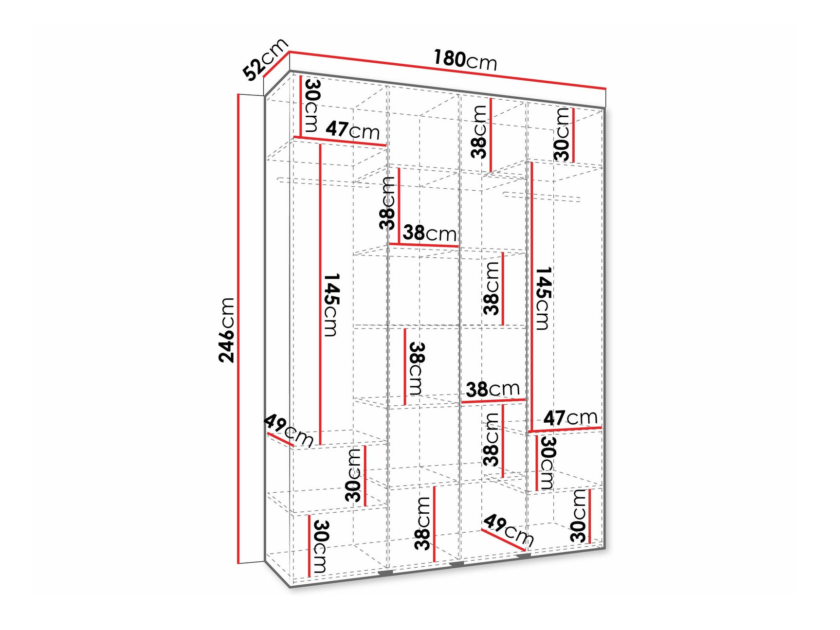 Garderobeskab Hartford 570