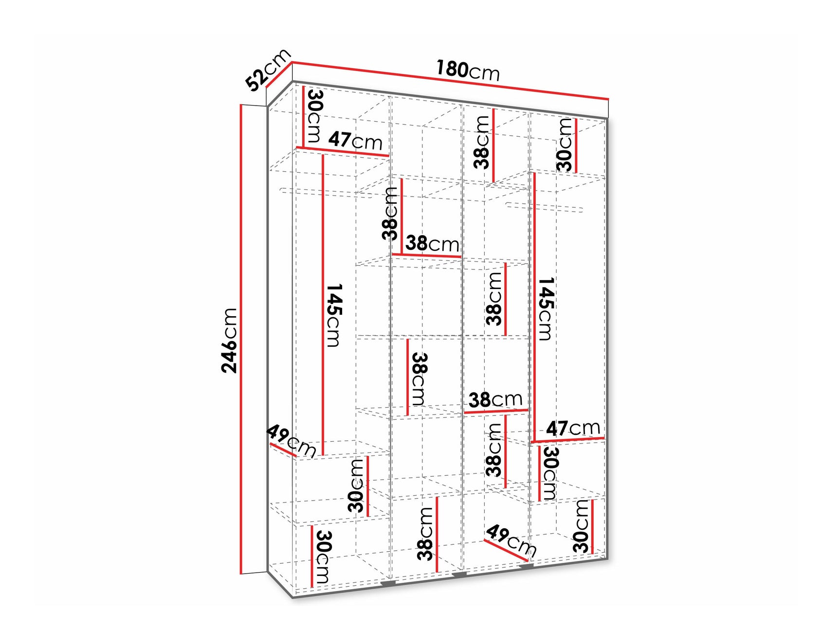 Garderobeskab Hartford 570