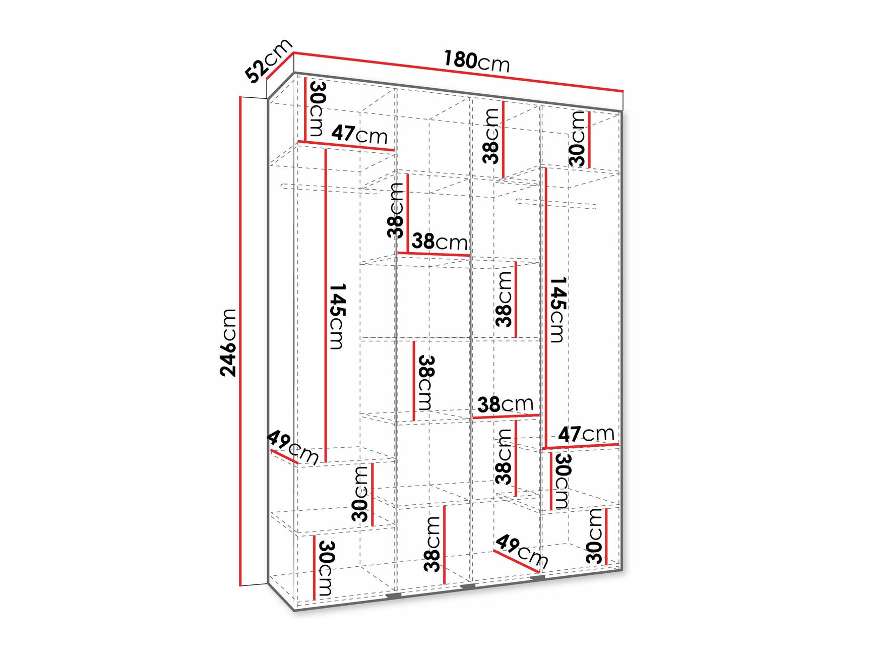 Garderobeskab Hartford 570