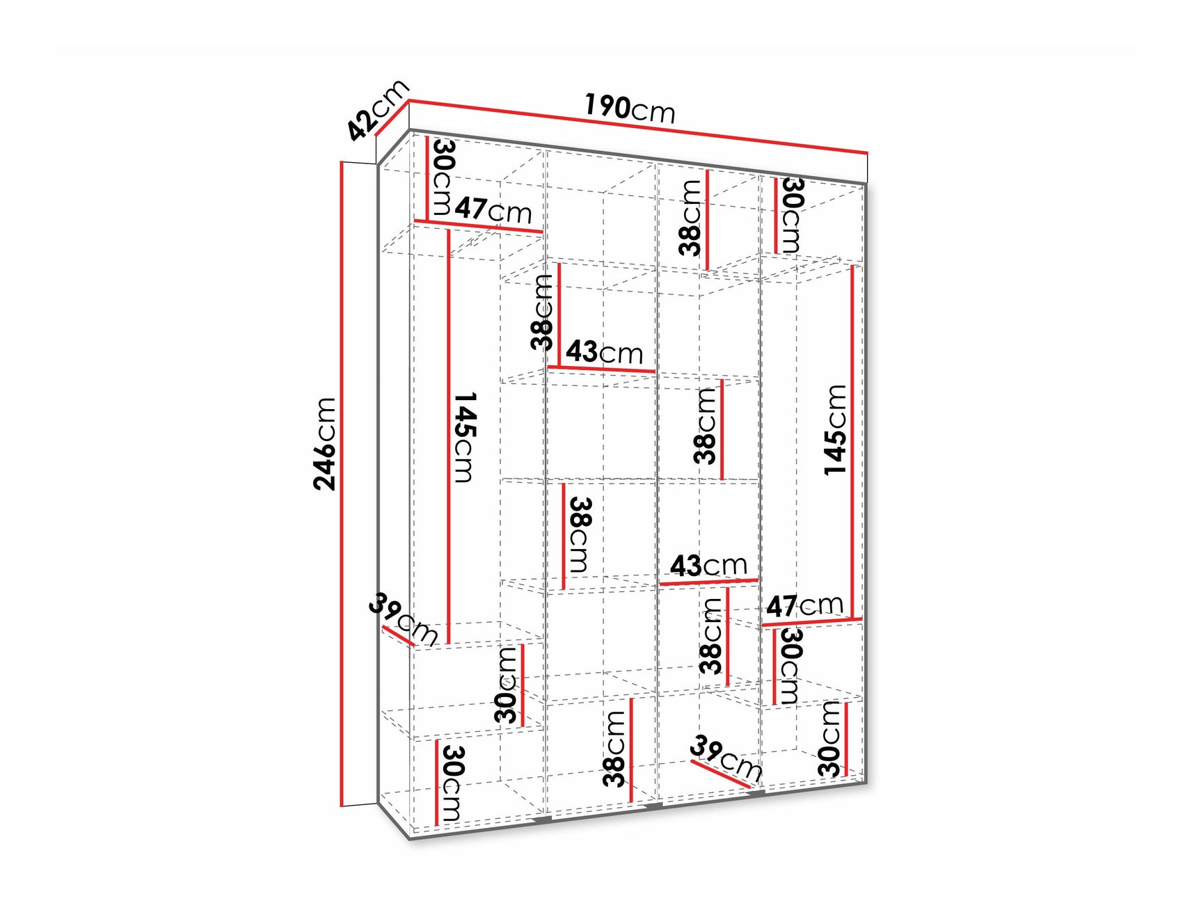 Garderobeskab Hartford 570