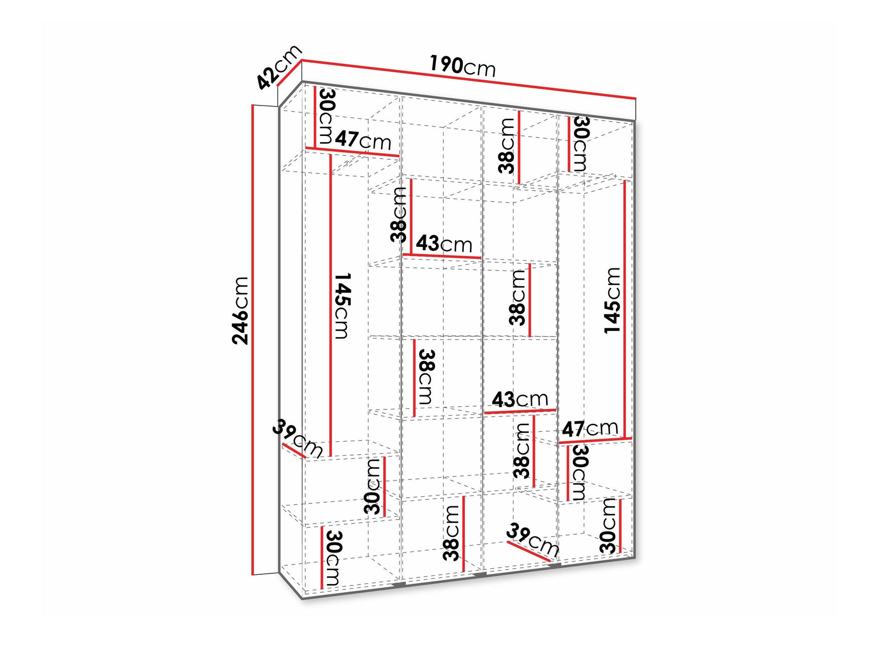 Garderobeskab Hartford 570