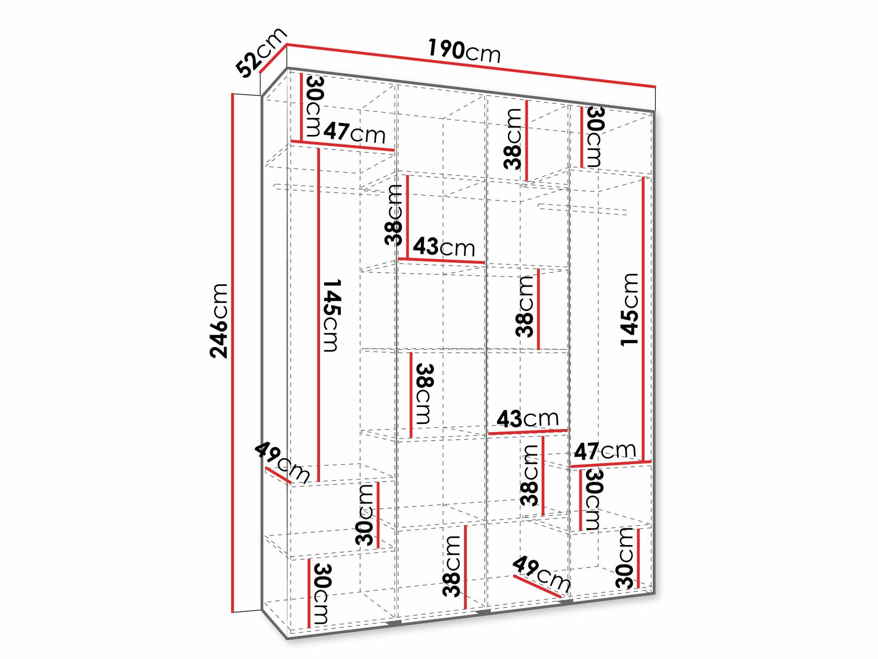 Garderobeskab Hartford 570