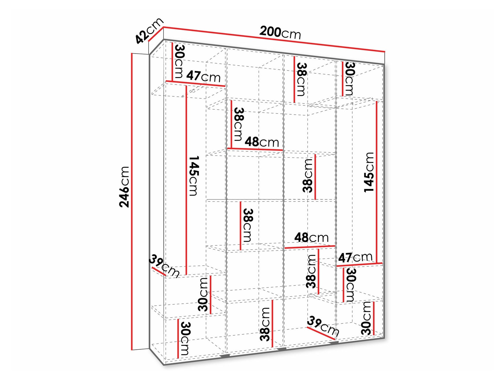 Garderobeskab Hartford 570