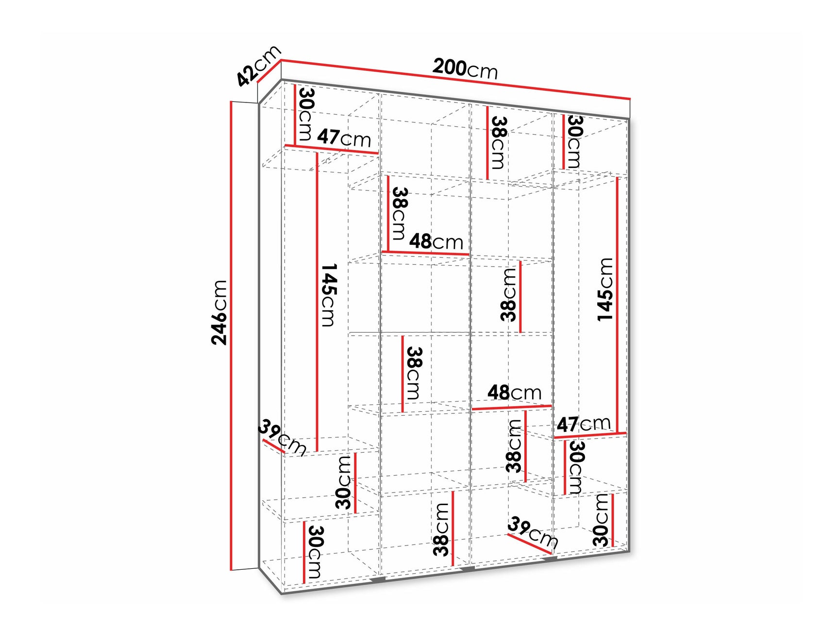Garderobeskab Hartford 570
