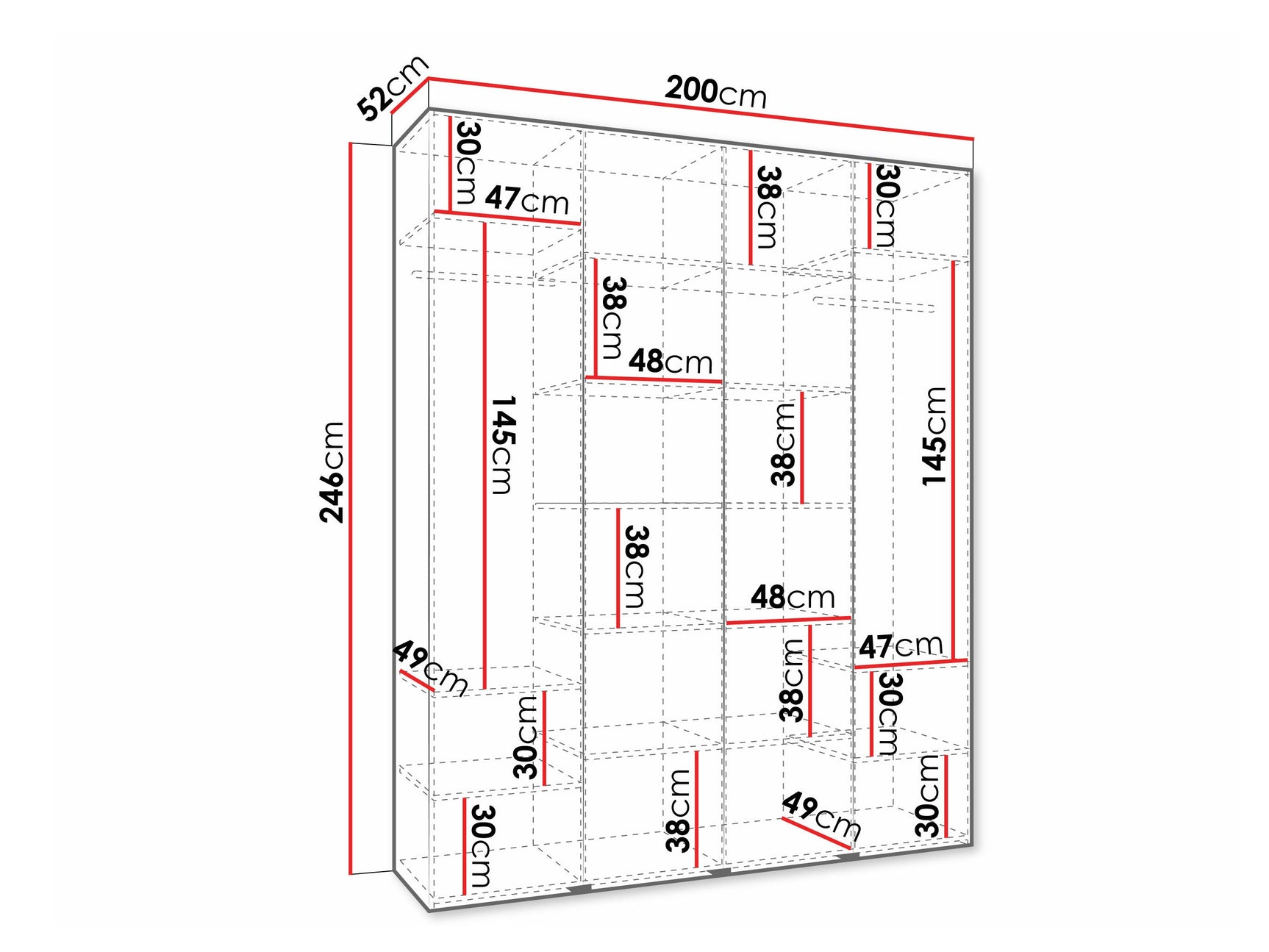 Garderobeskab Hartford 570