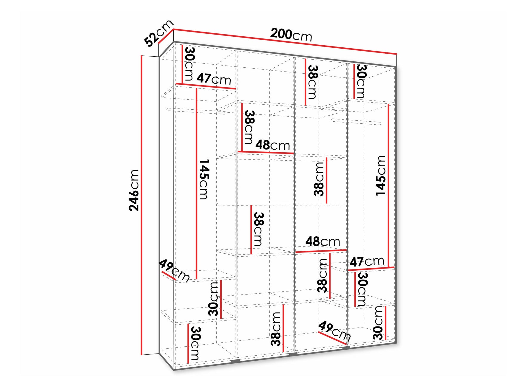 Garderobeskab Hartford 570
