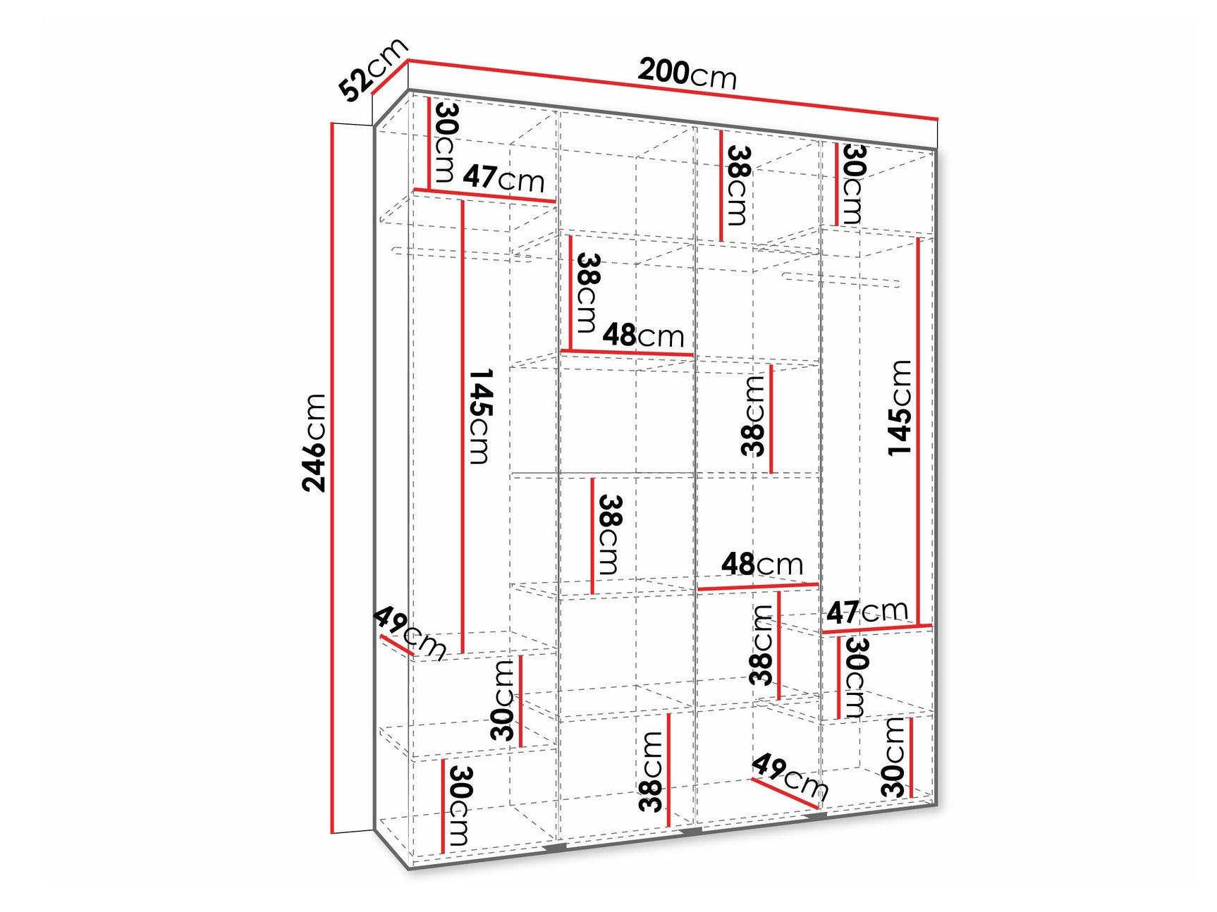 Garderobeskab Hartford 570
