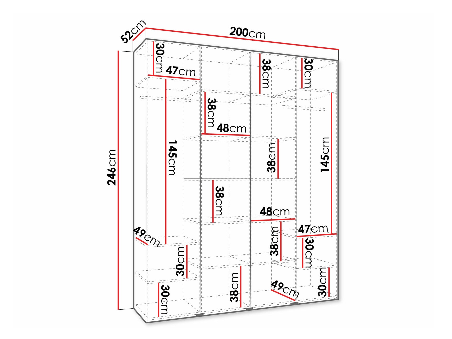 Garderobeskab Hartford 570