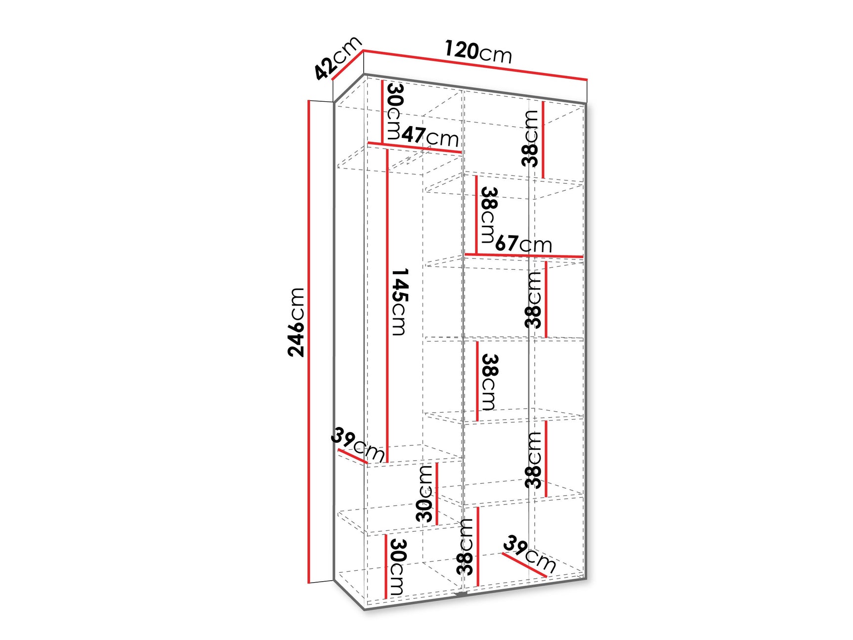 Garderobeskab Hartford 571