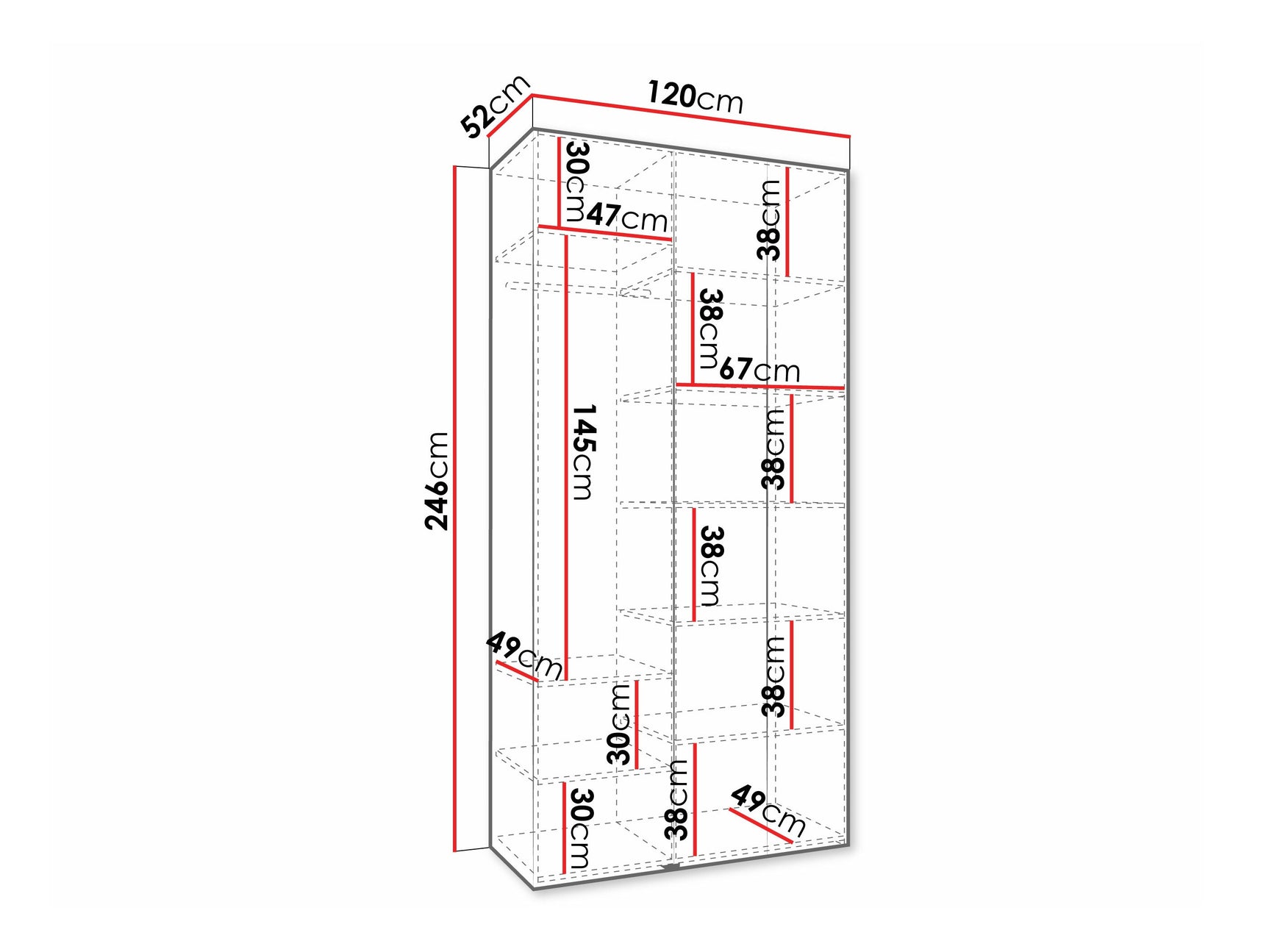 Garderobeskab Hartford 571