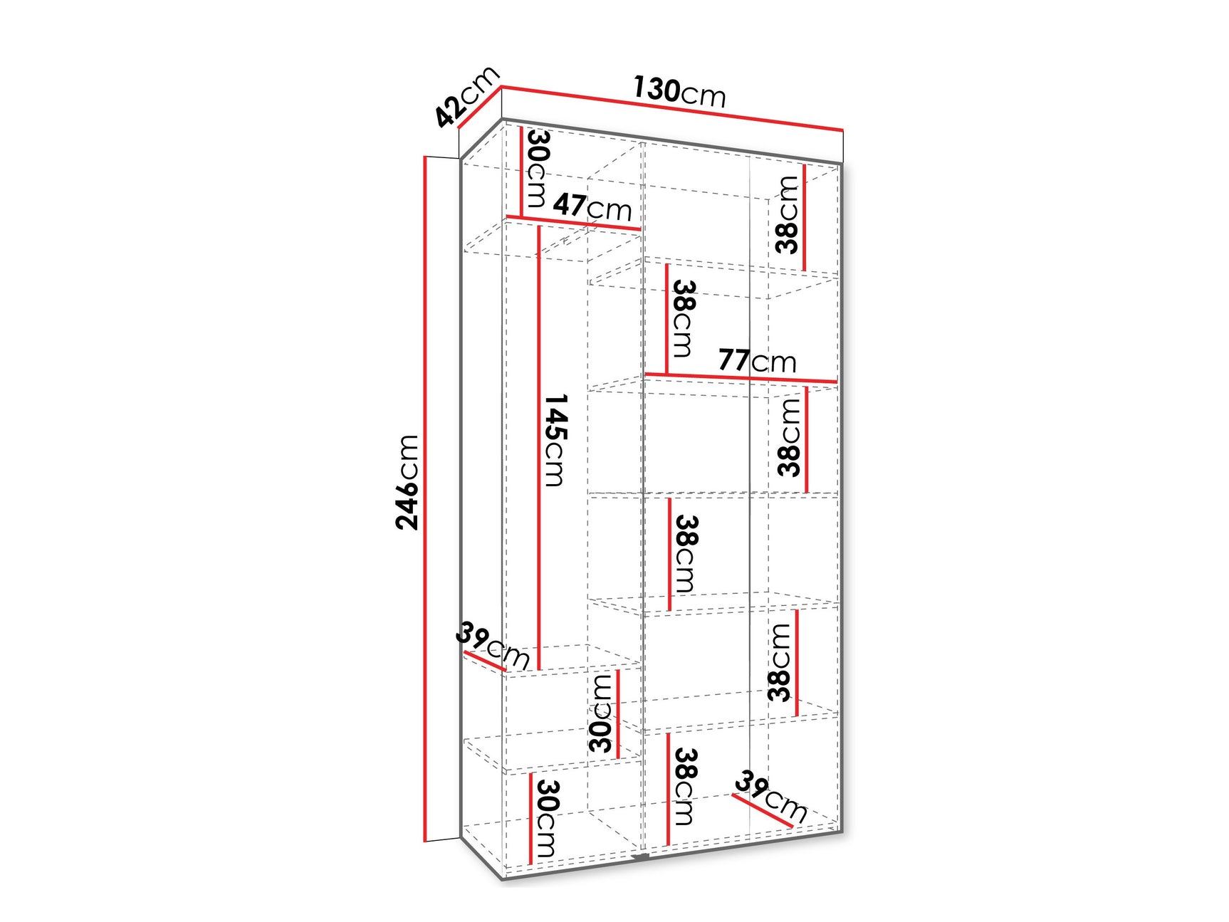 Garderobeskab Hartford 571