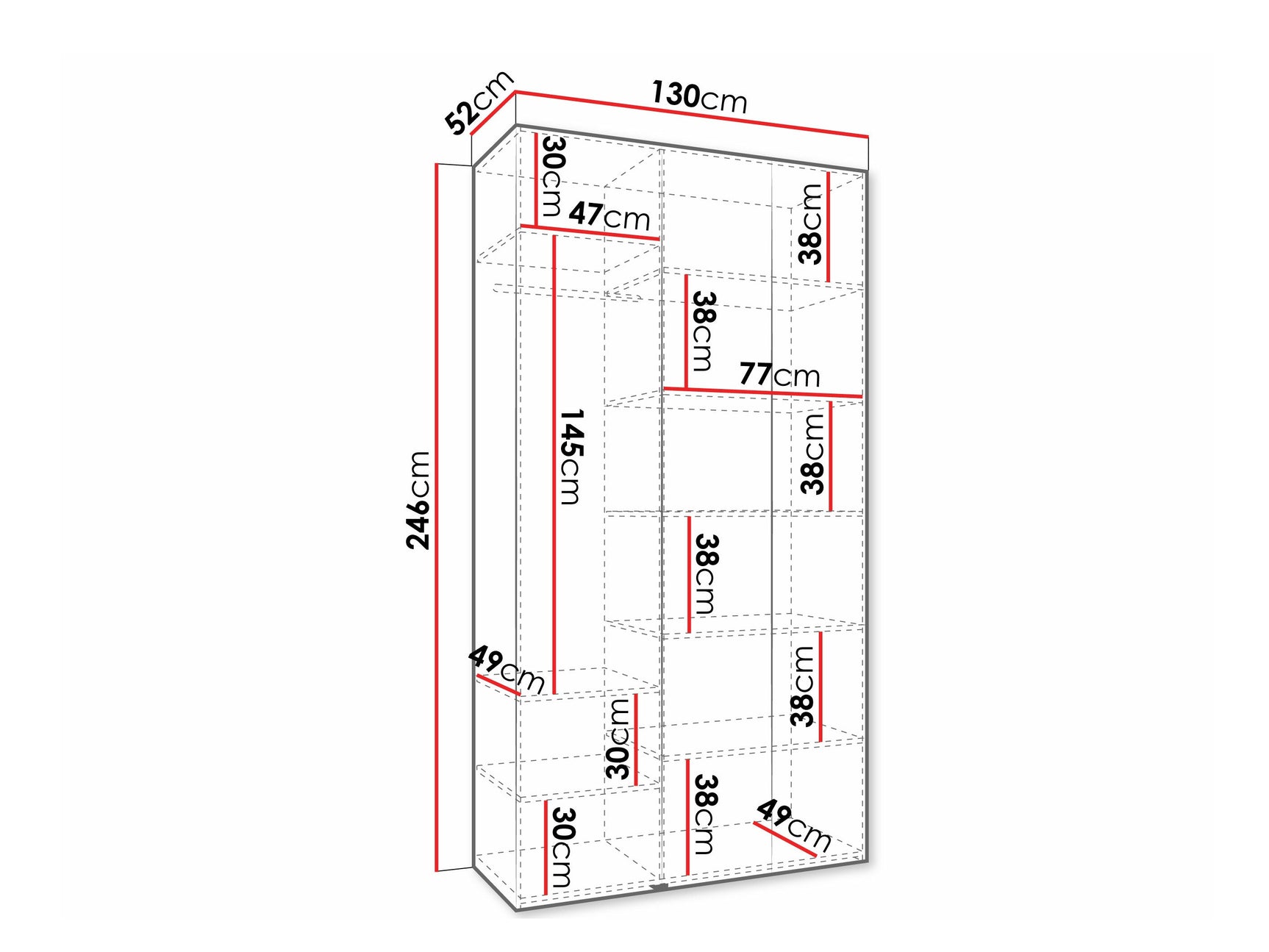 Garderobeskab Hartford 571