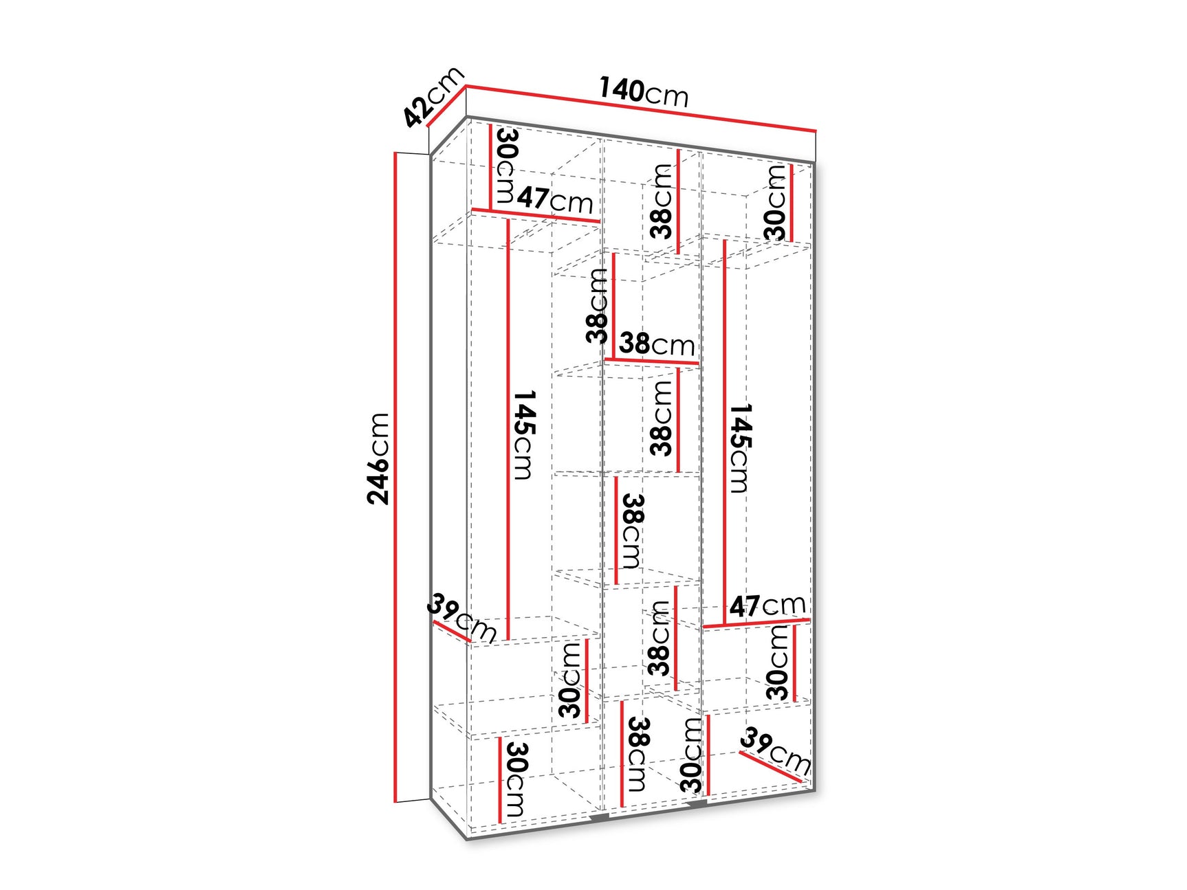 Garderobeskab Hartford 571