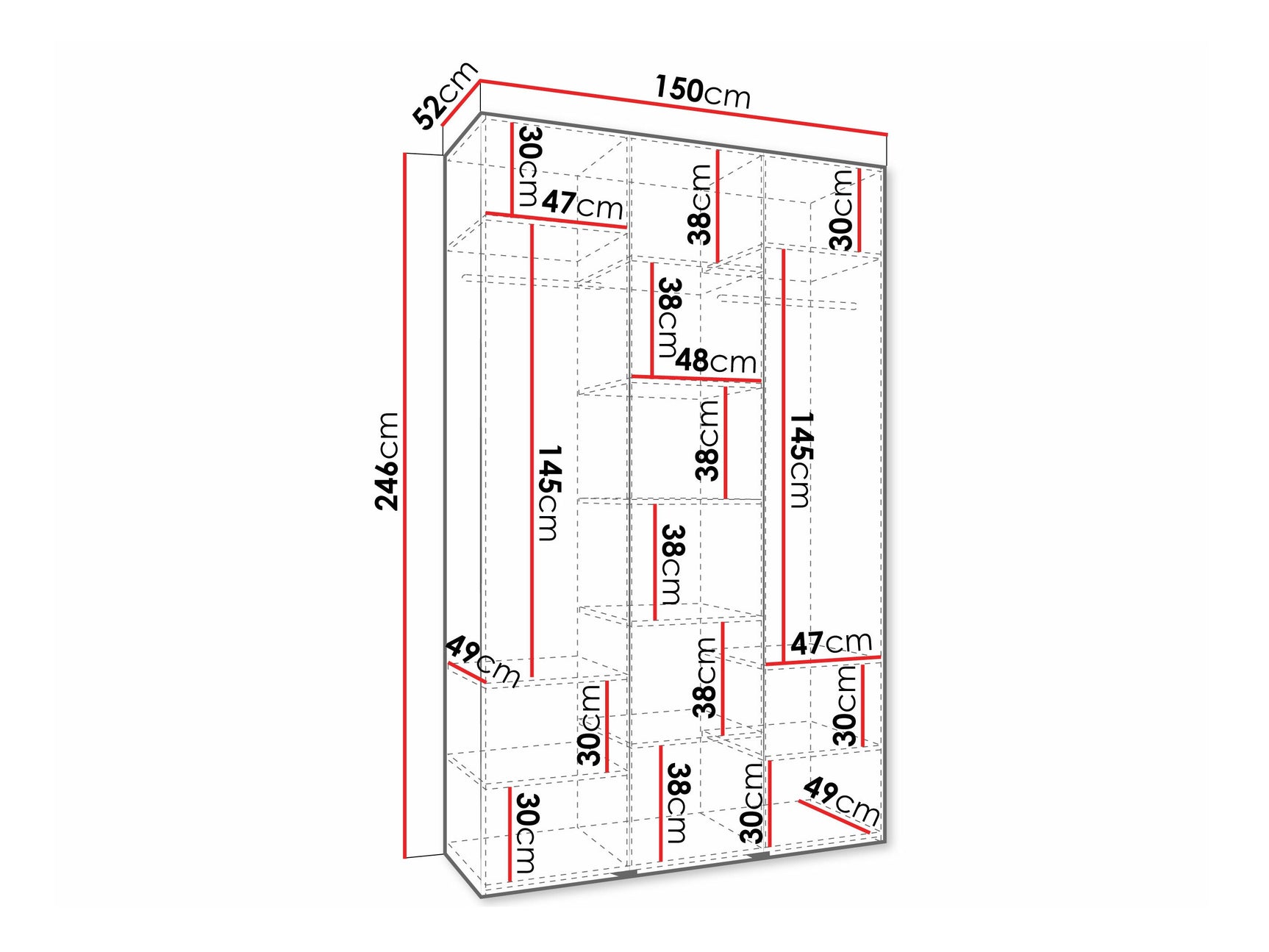 Garderobeskab Hartford 571