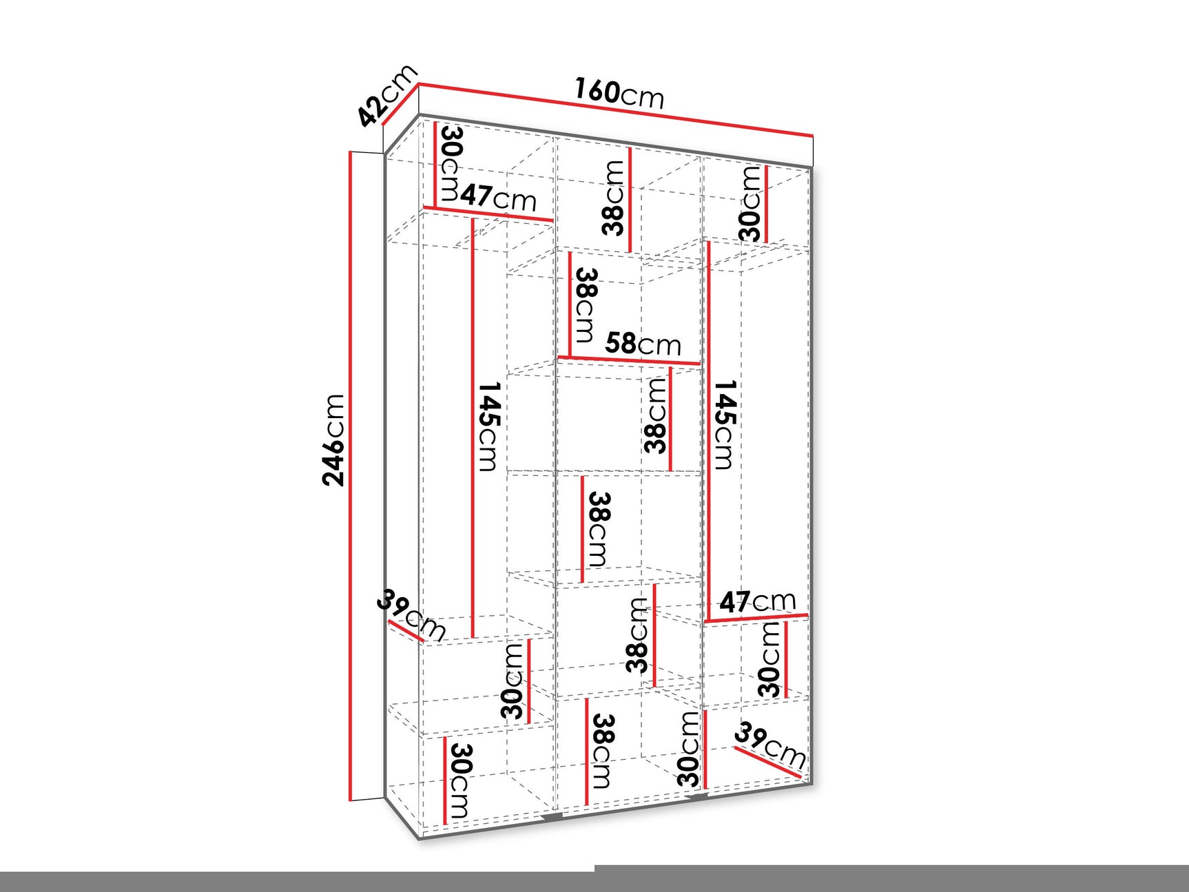 Garderobeskab Hartford 571