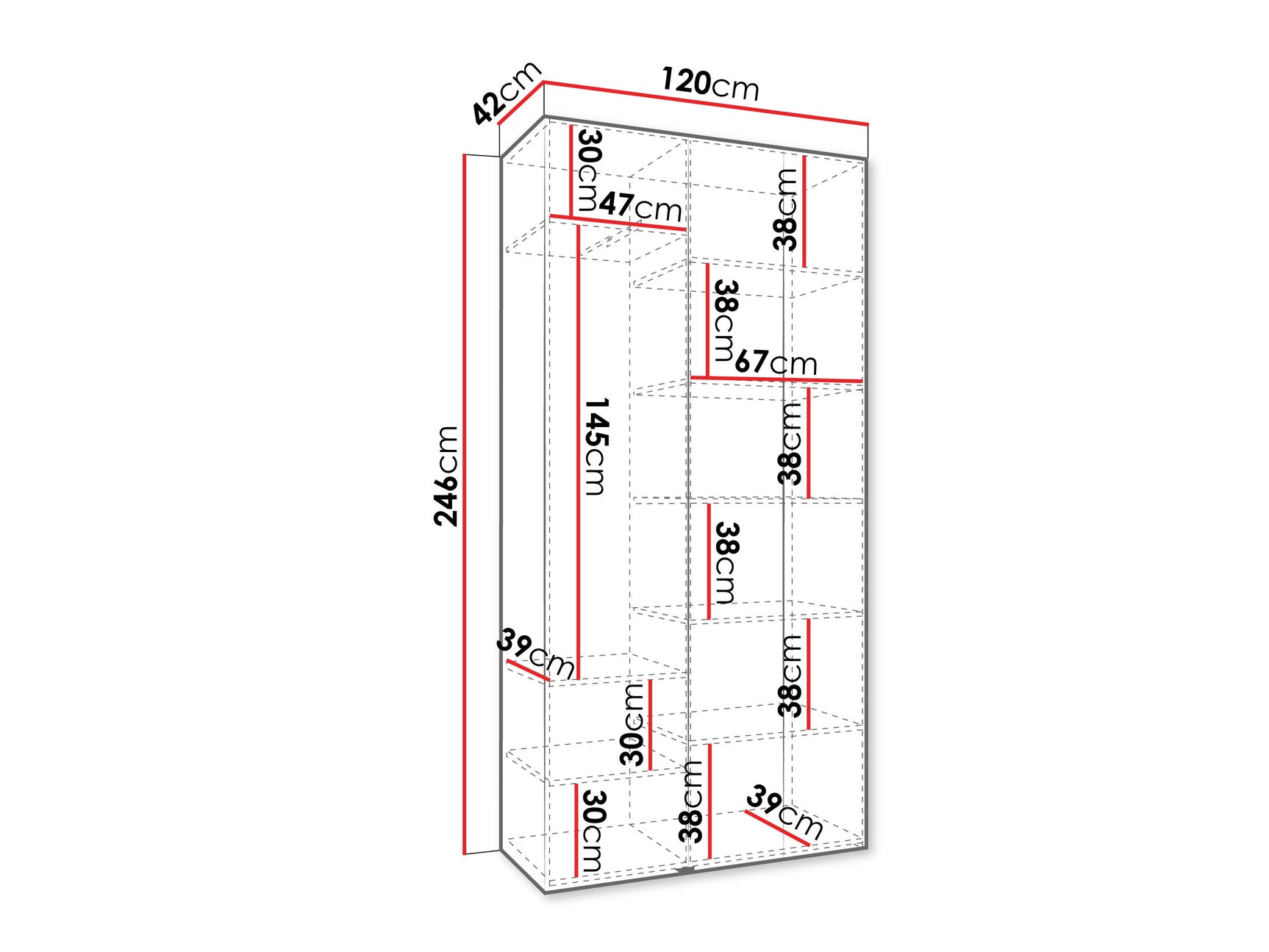 Garderobeskab Hartford 571