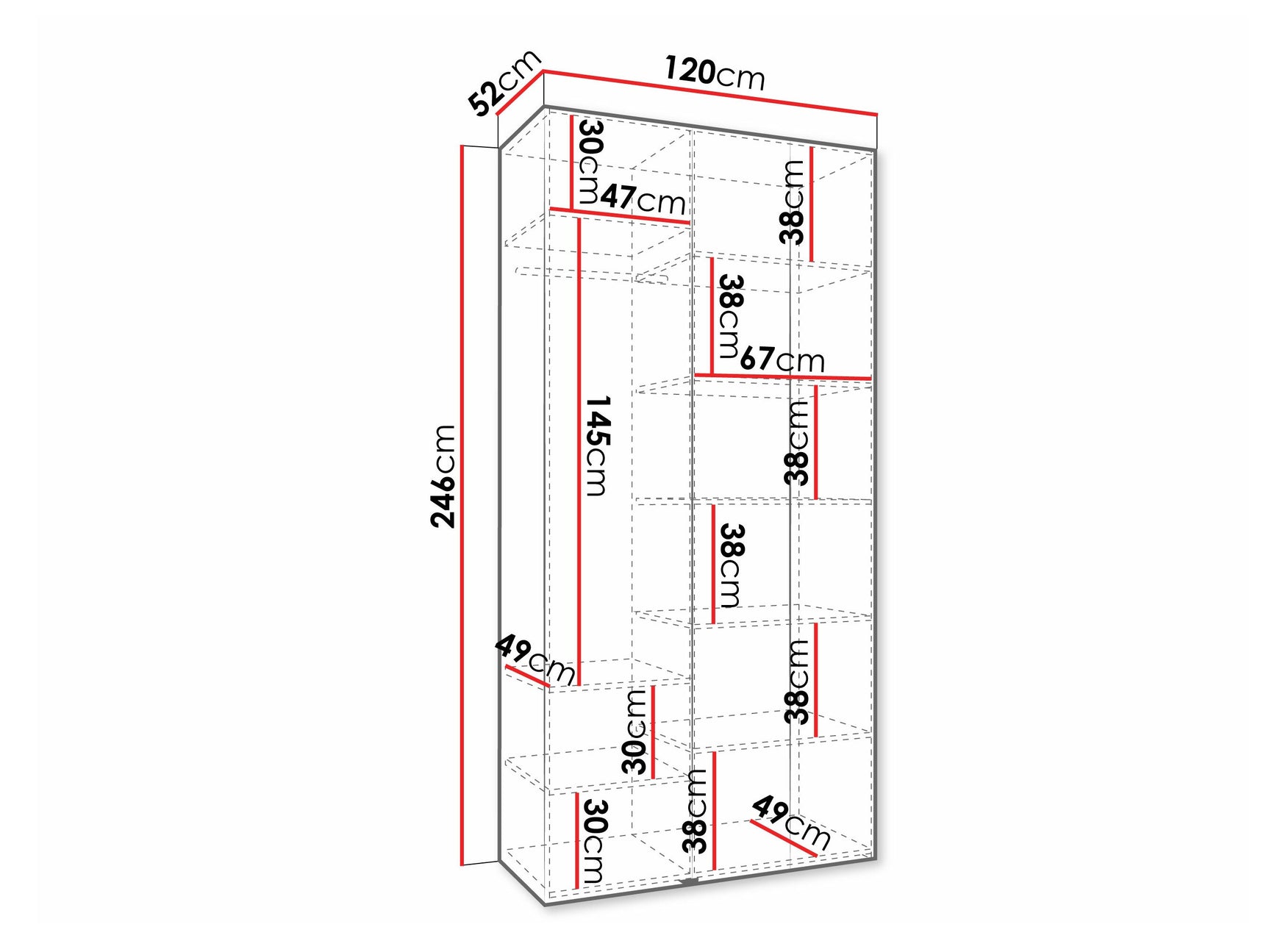 Garderobeskab Hartford 571