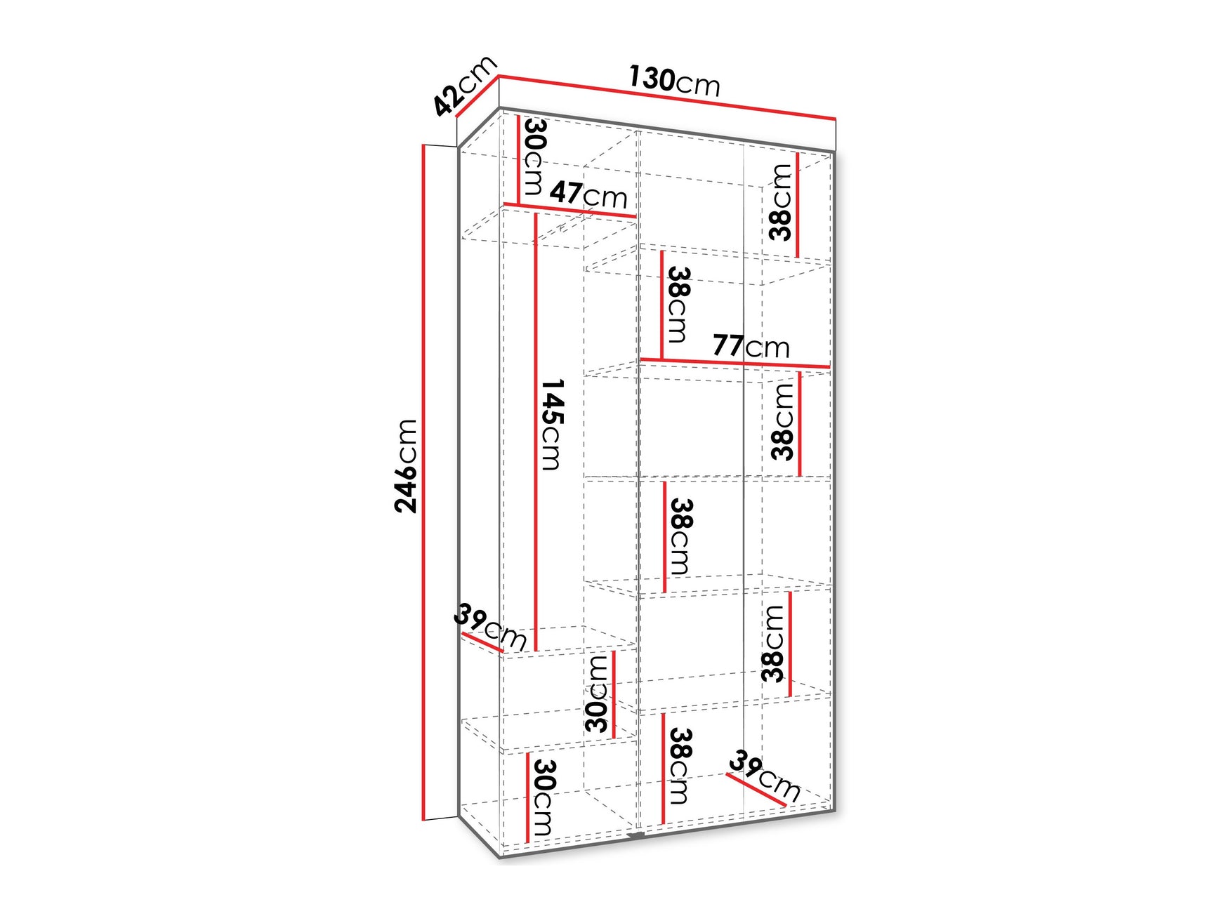 Garderobeskab Hartford 571