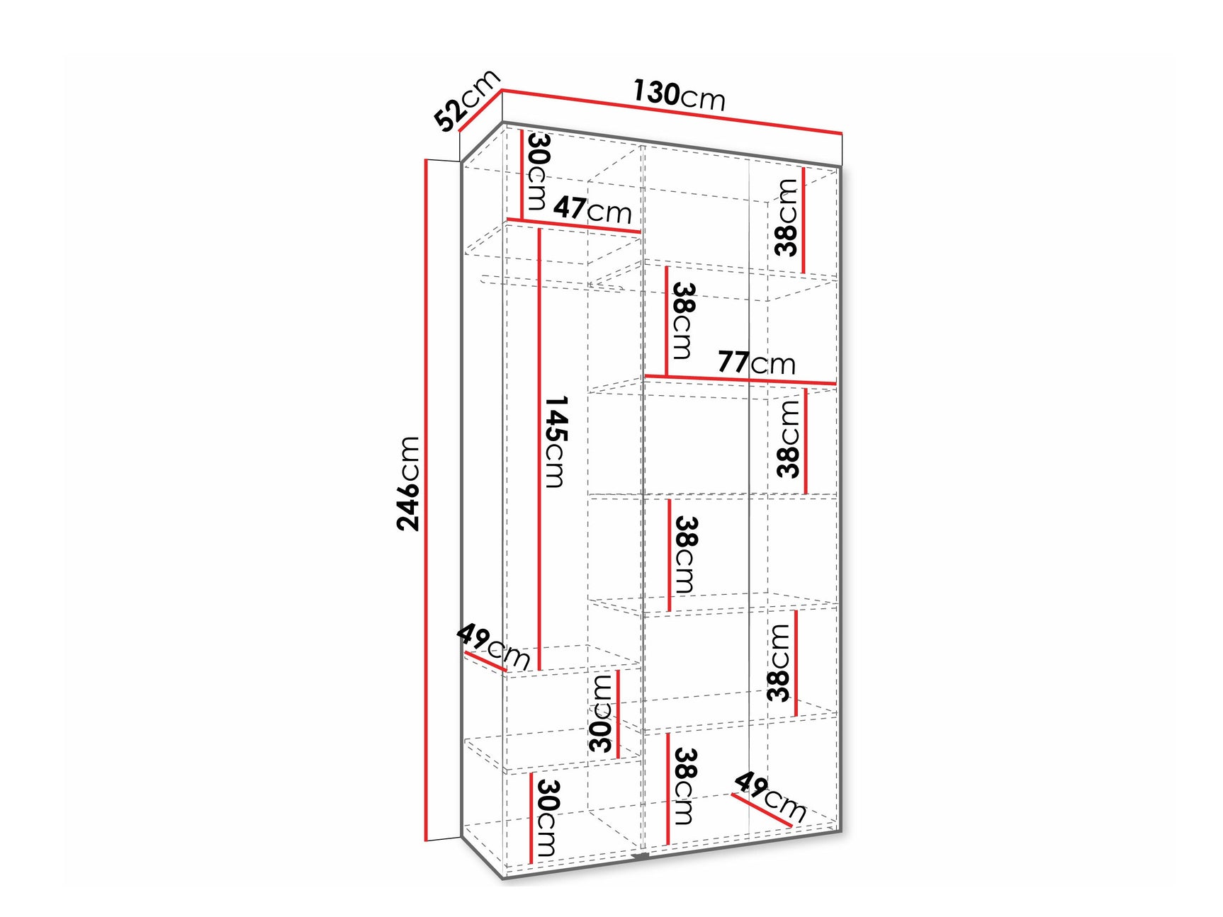 Garderobeskab Hartford 571