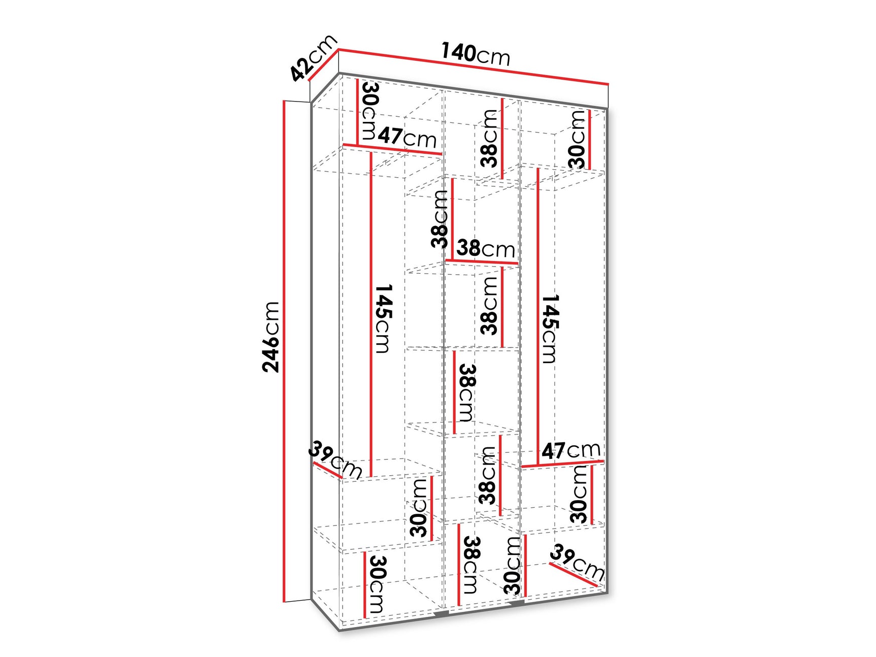 Garderobeskab Hartford 571