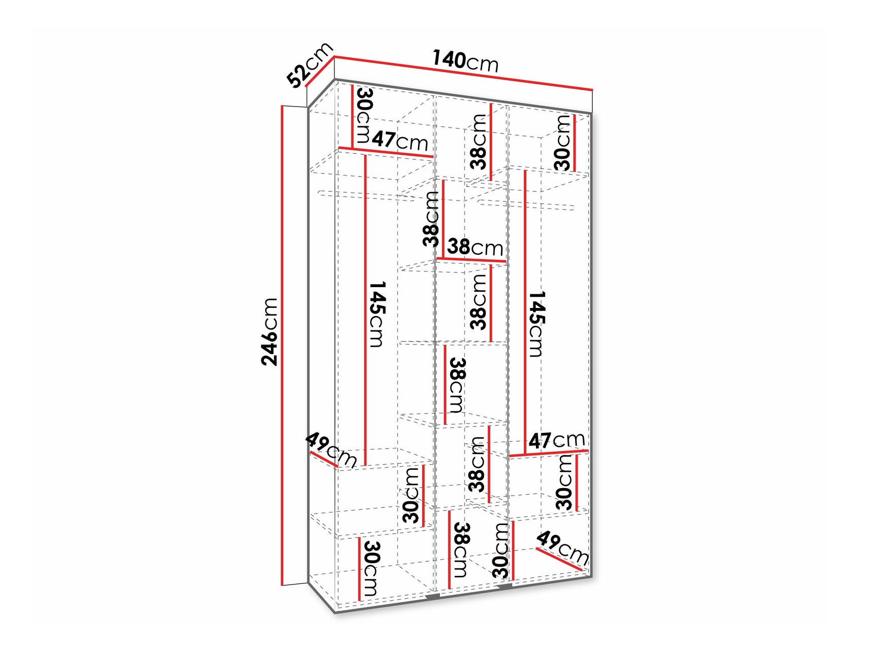 Garderobeskab Hartford 571