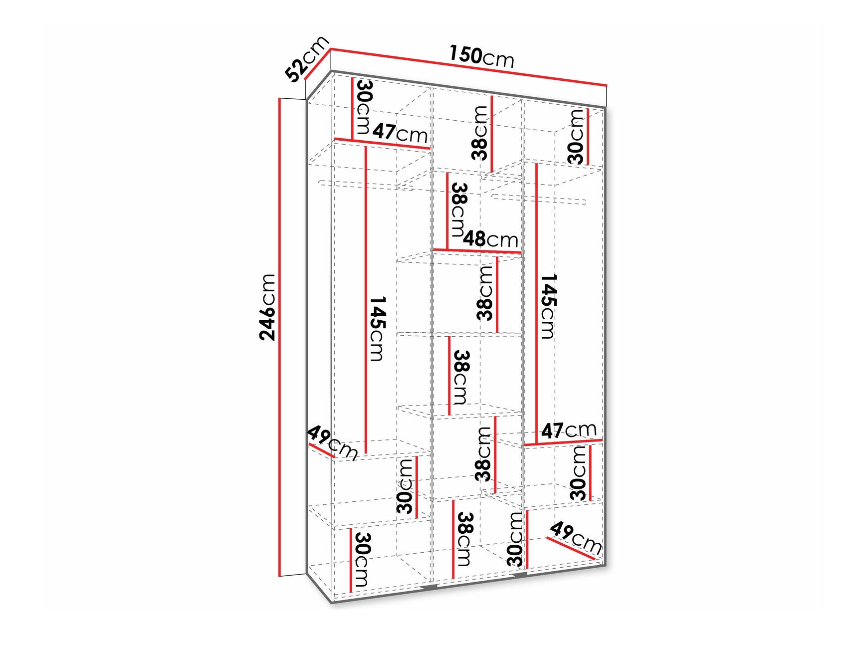 Garderobeskab Hartford 571