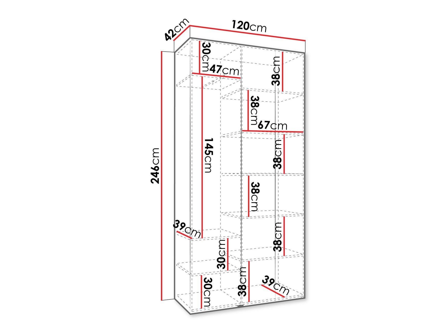 Garderobeskab Hartford 571