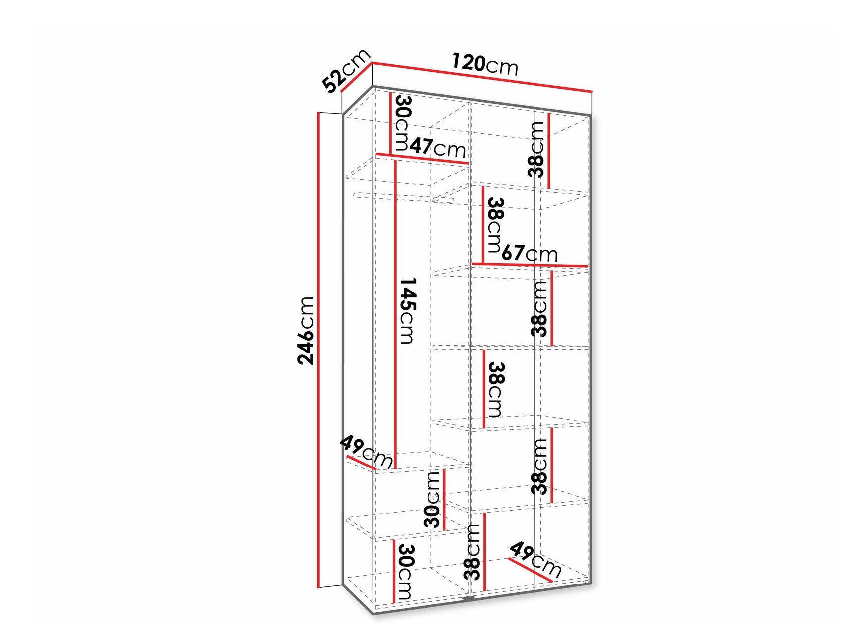 Garderobeskab Hartford 571