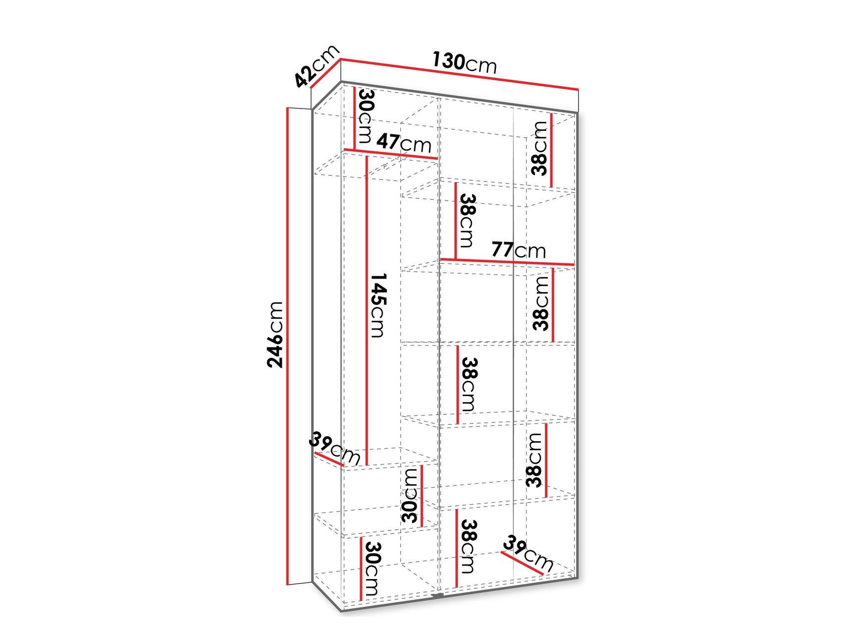 Garderobeskab Hartford 571