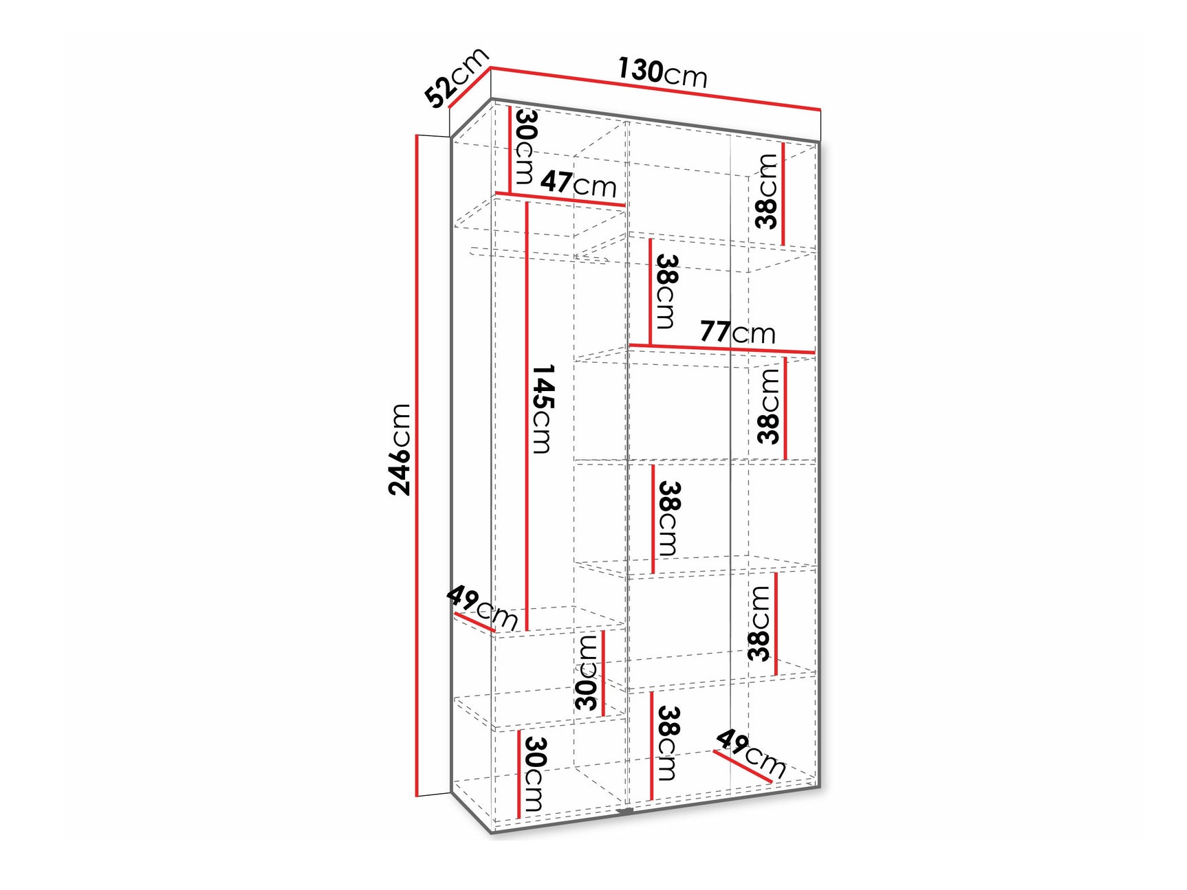 Garderobeskab Hartford 571